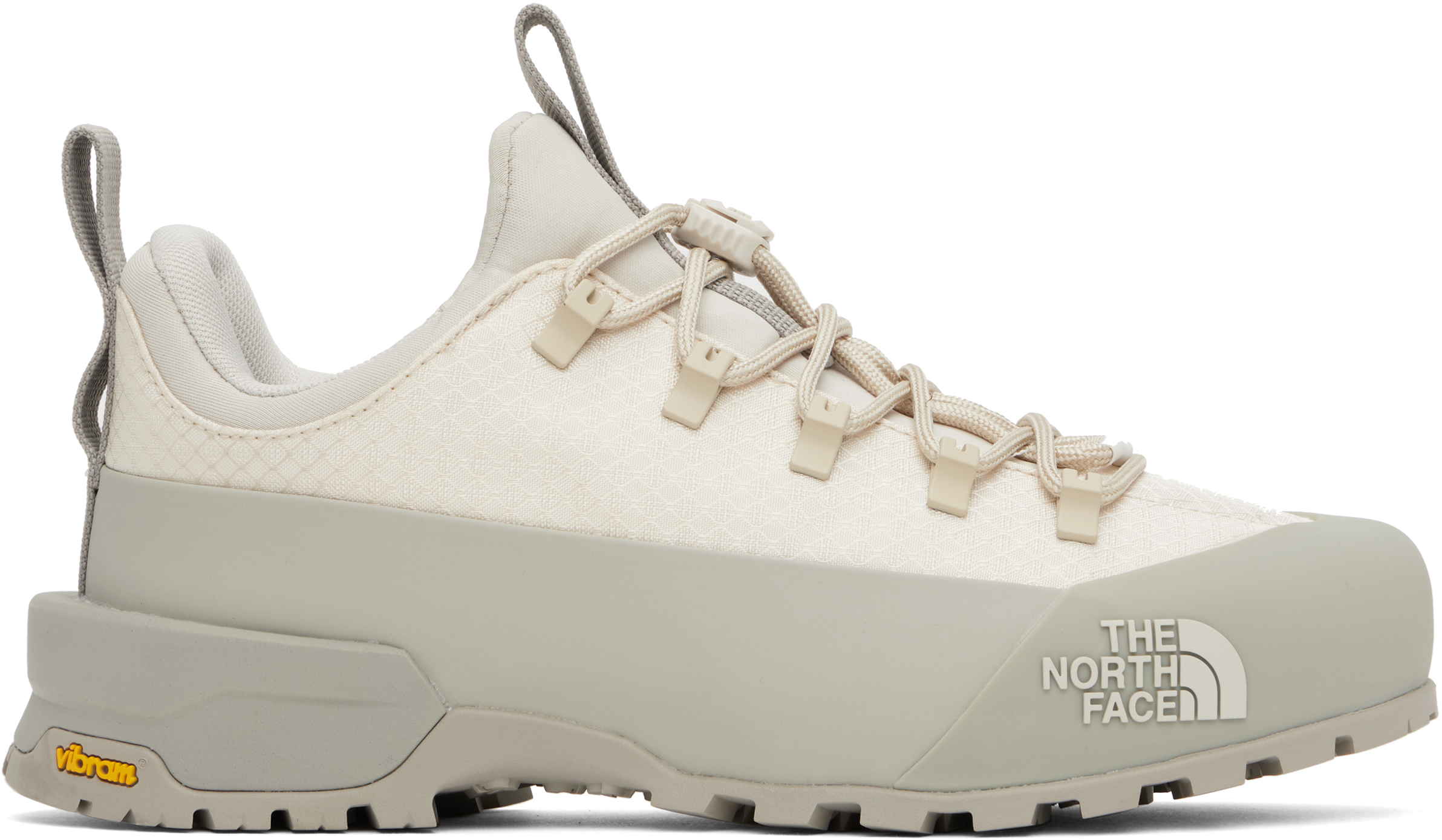 【The North Face】オフホワイト＆グレー Glenclyffe スニーカー The North Faceのオフホワイト＆グレー Glenclyffe ローカット