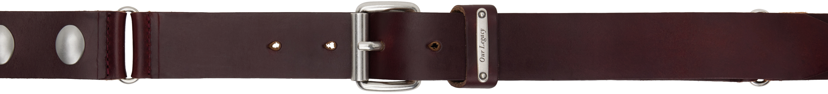 Burgundy Gadget Belt