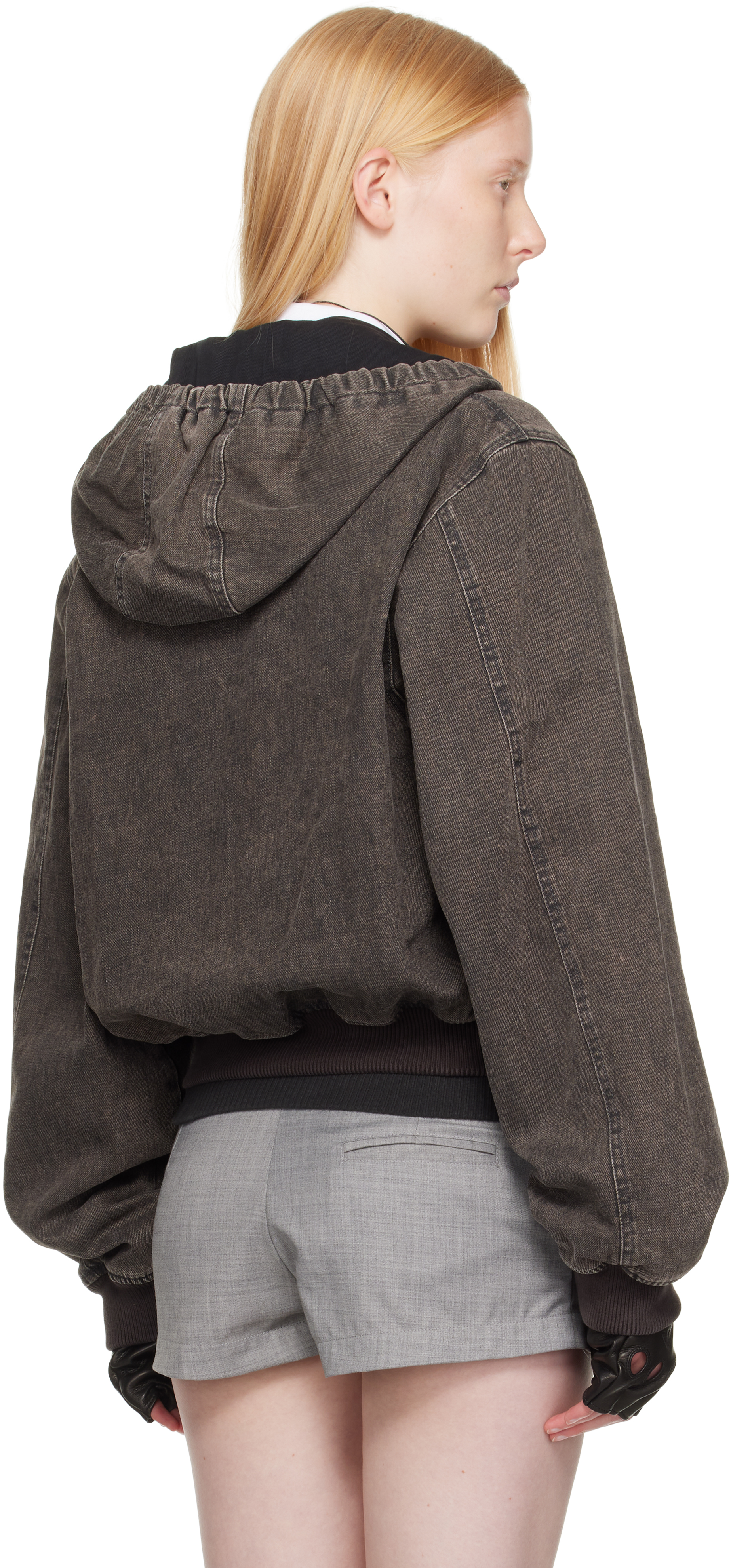 Our Legacy Cropped Hooded Denim Jacket