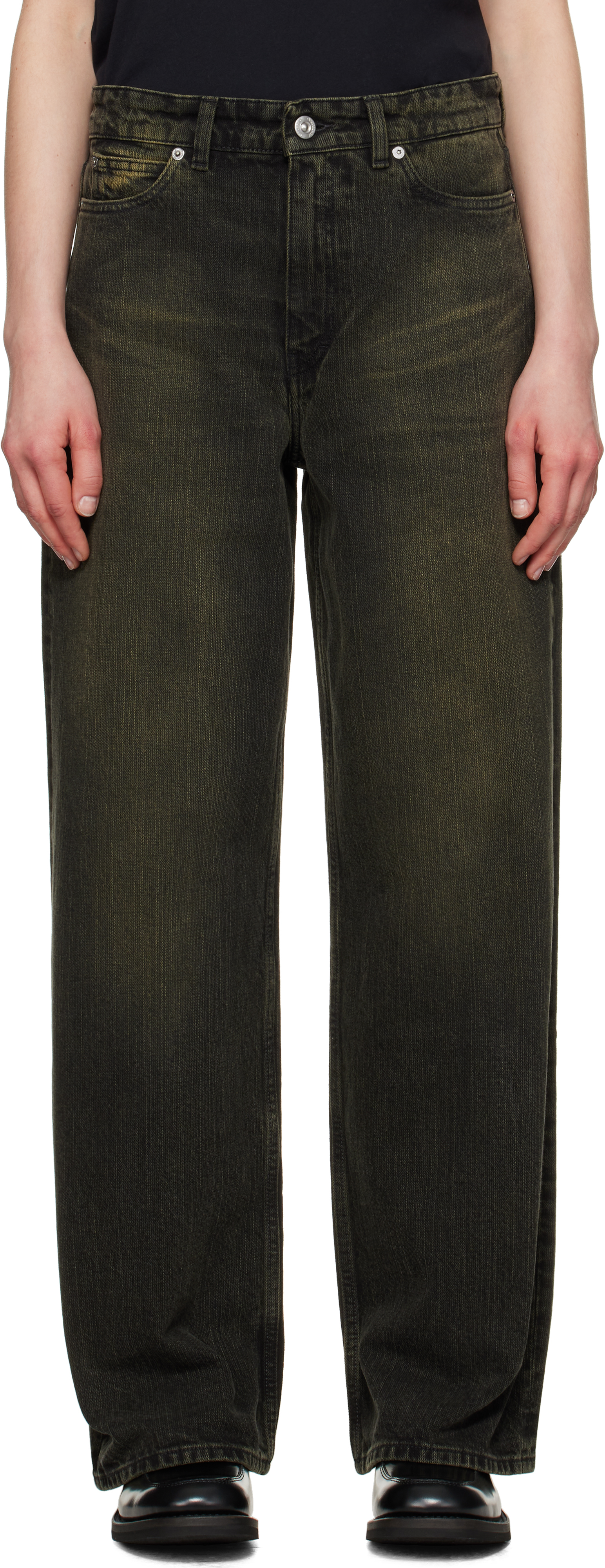 Black Full Cut Jeans