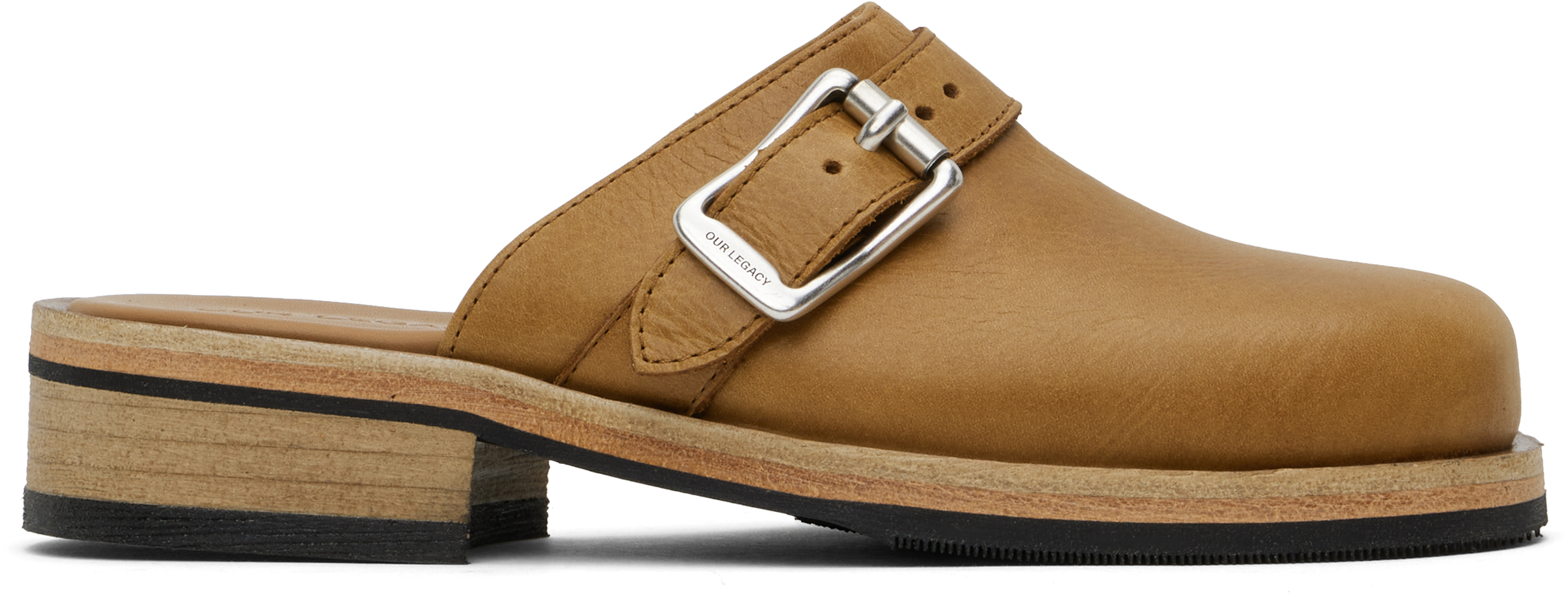 Yuuuta　OUR LEGACY CAMION MULE Our Legacy - Camion Mule Black Leather | Our Legacy