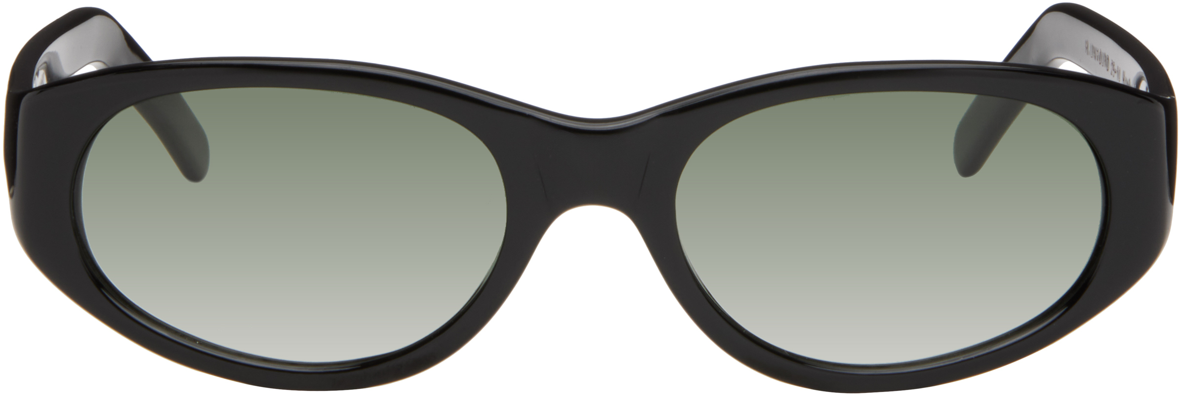 Black Unwound Sunglasses