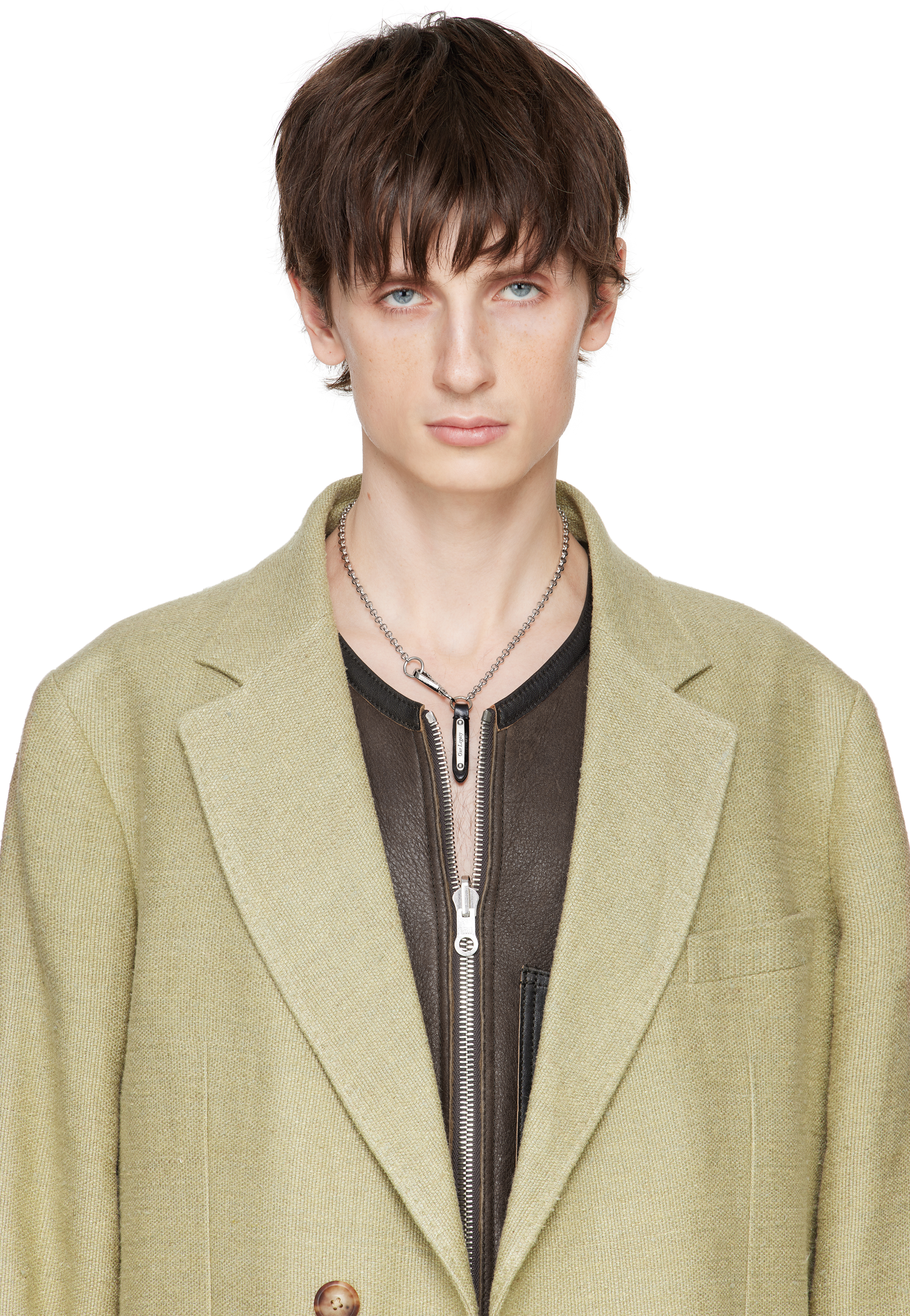 OUR LEGACY DELICATE LADON ネックレス OUR LEGACY - DELICATE LADON Silver Brass | River