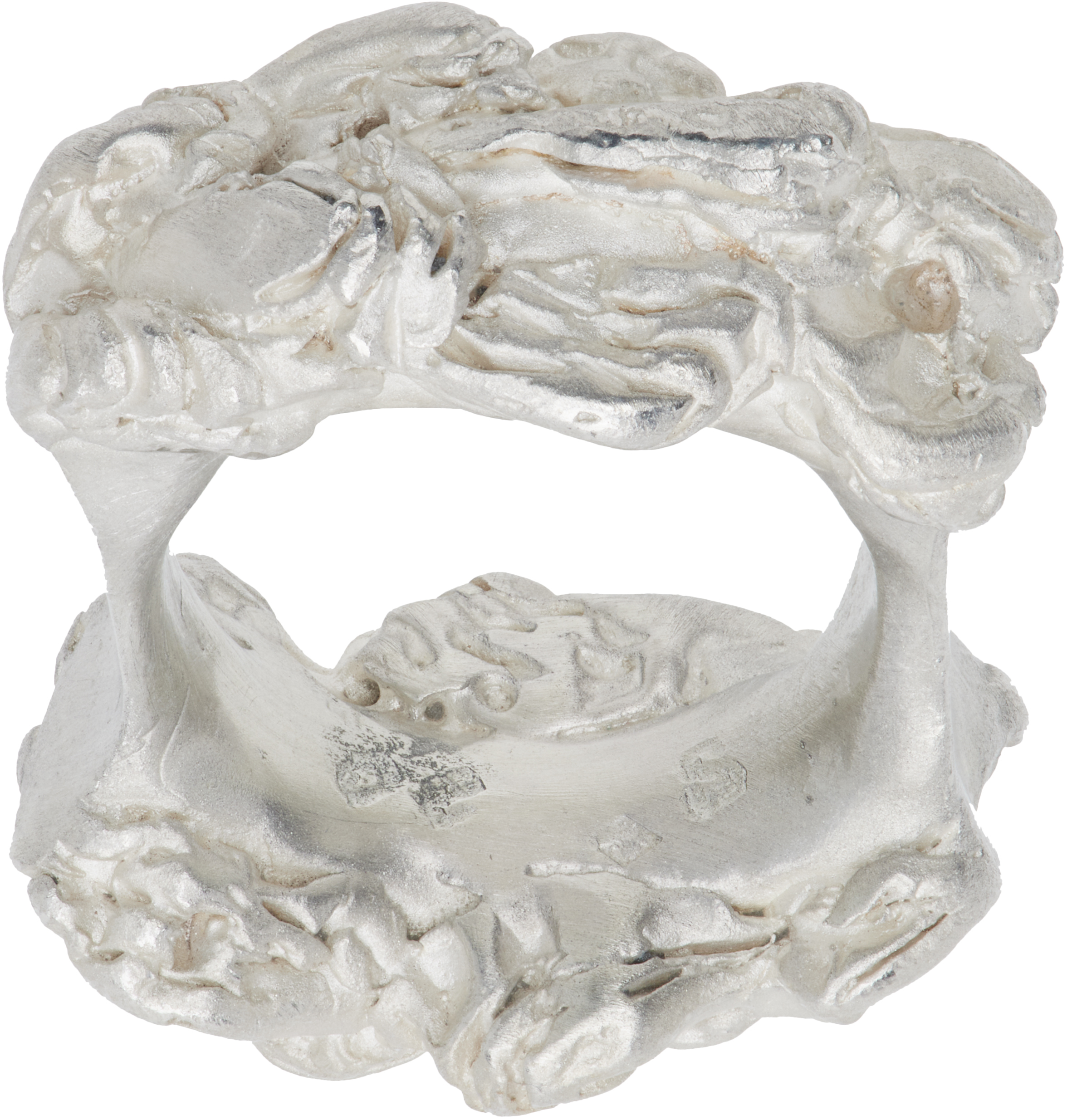 Silver Oyster Grande Ring