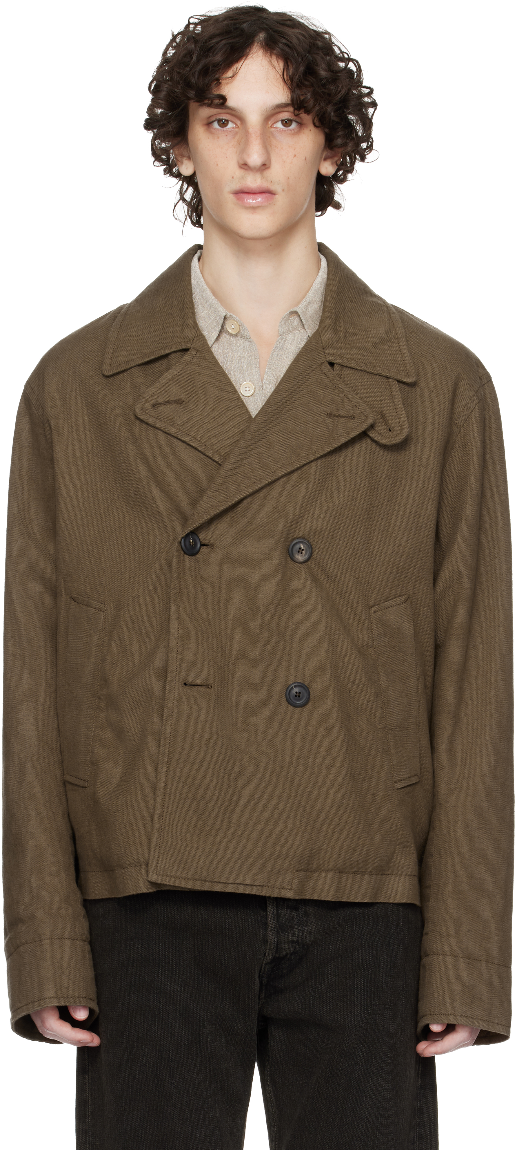 Taupe Dispatch Peacoat