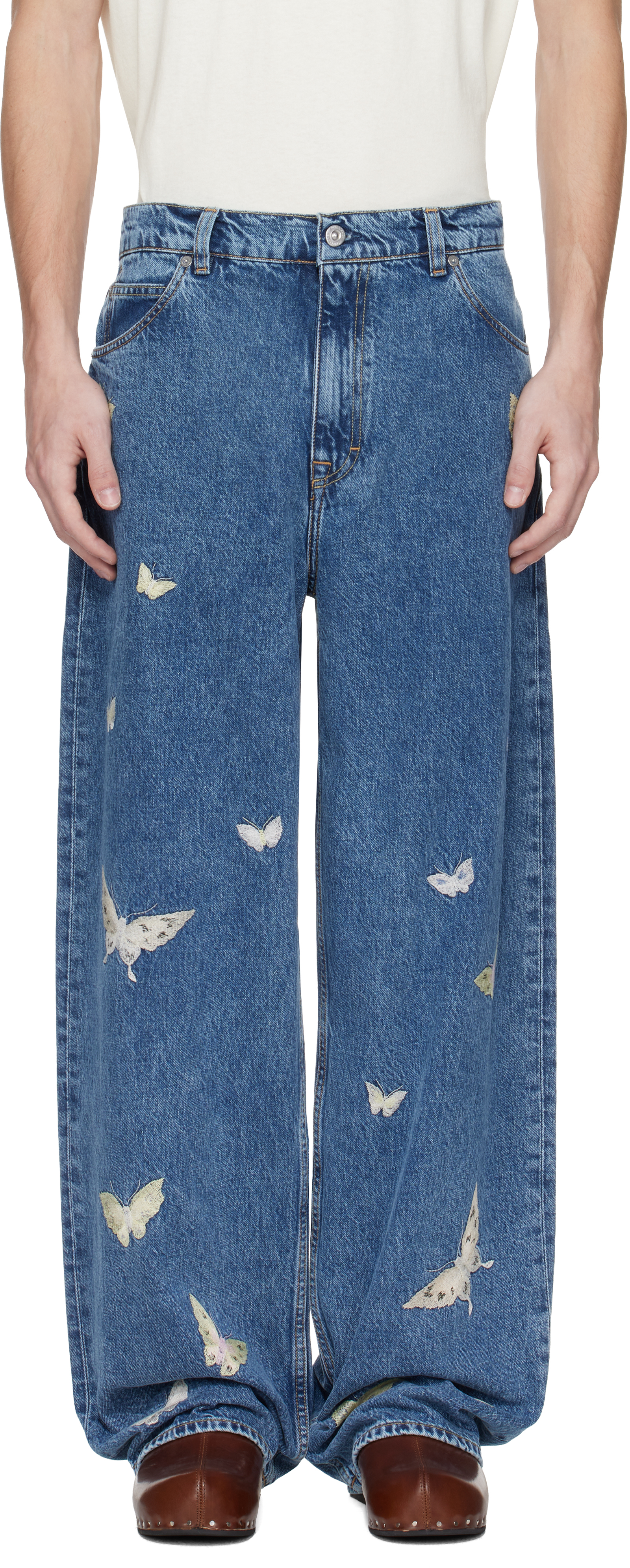 Blue Vast Cut Jeans