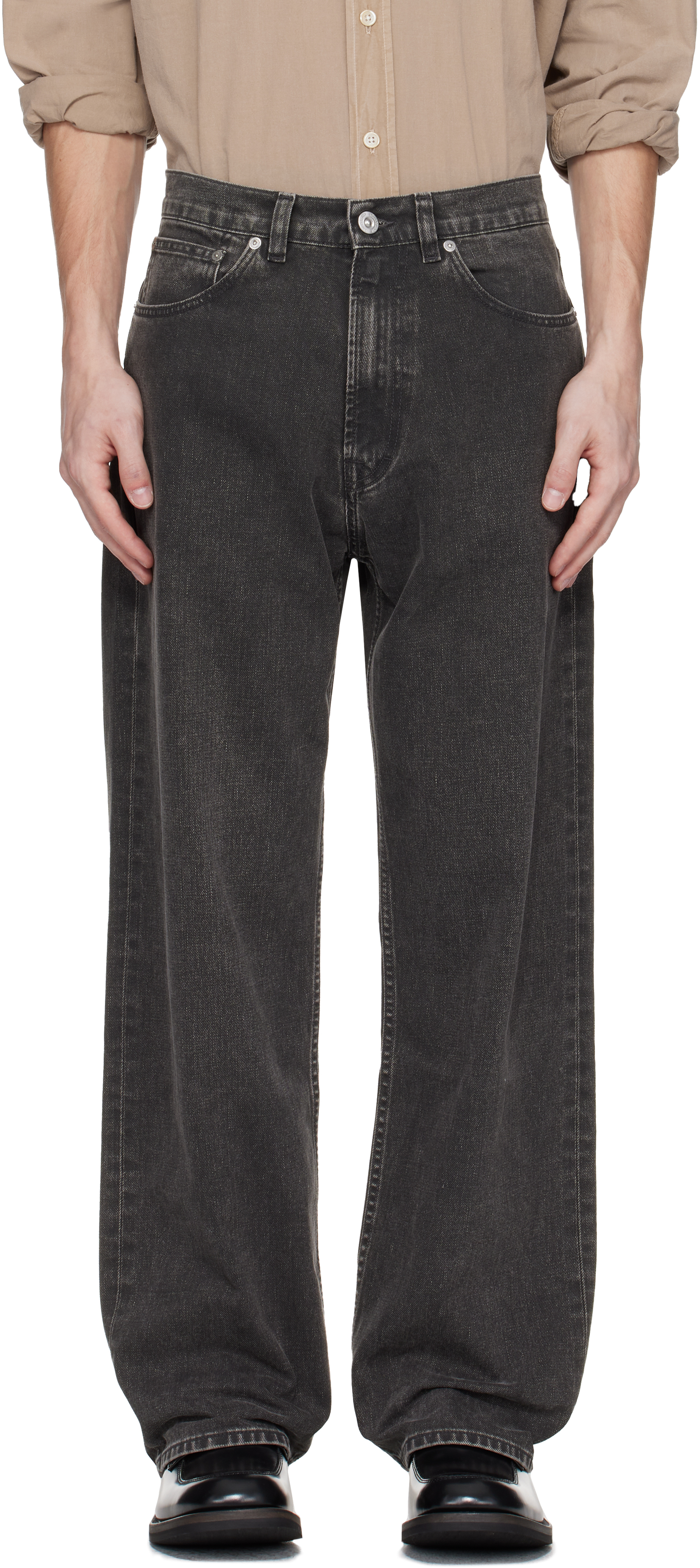 Gray Third Cut Jeans