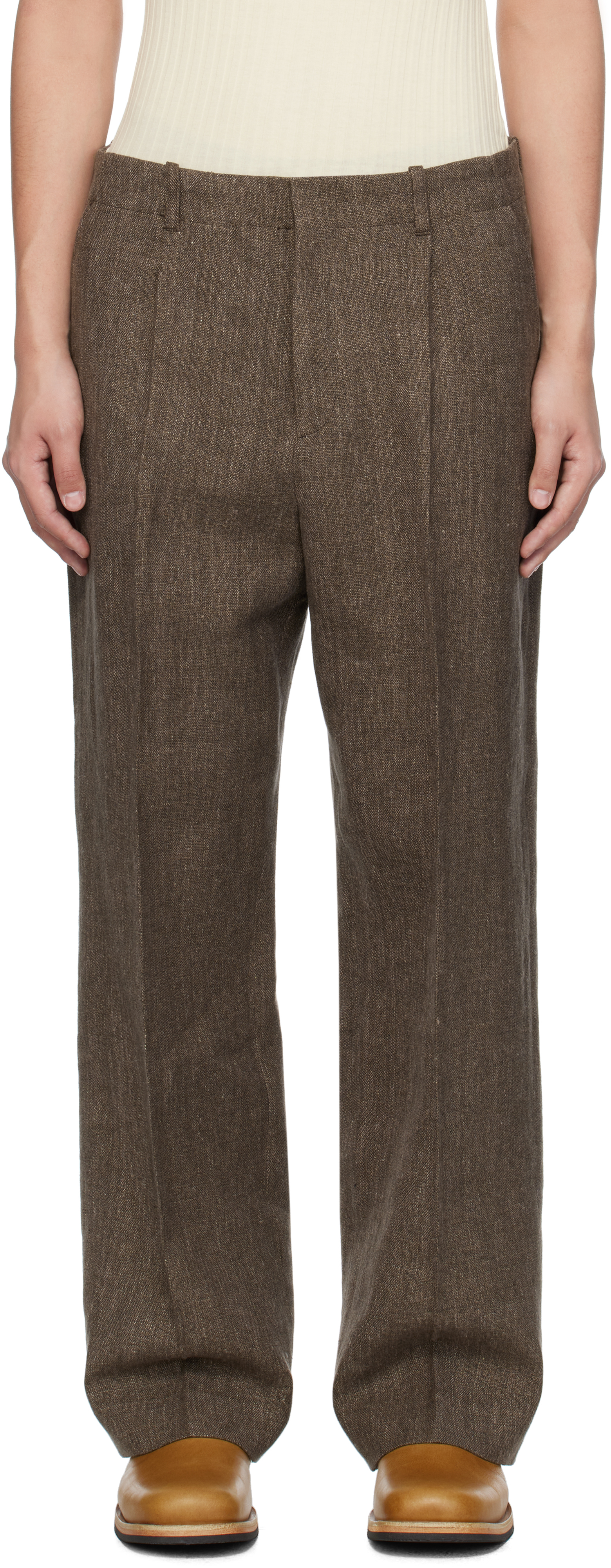 Brown Borrowed Chino Trousers