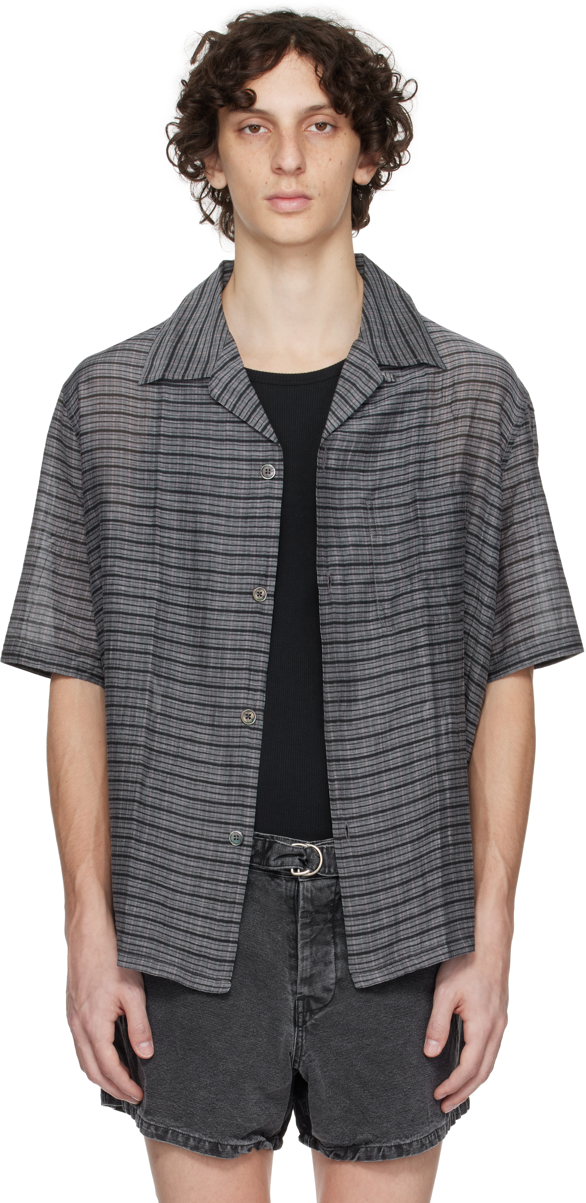 Gray Heusen Shortsleeve Shirt