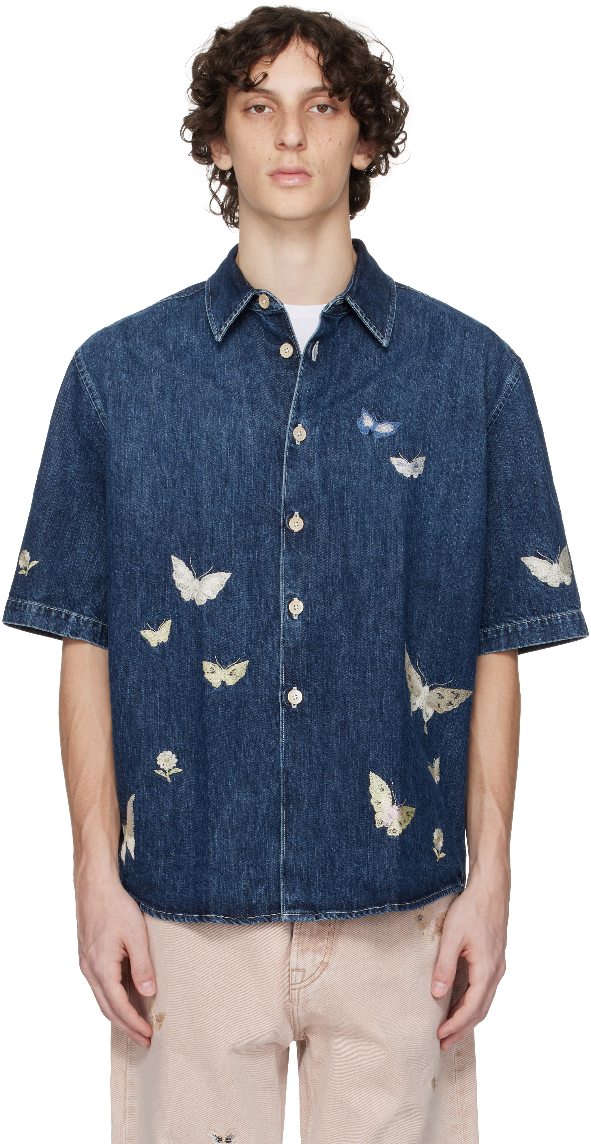 Blue Beyond Shortsleeve Denim Shirt