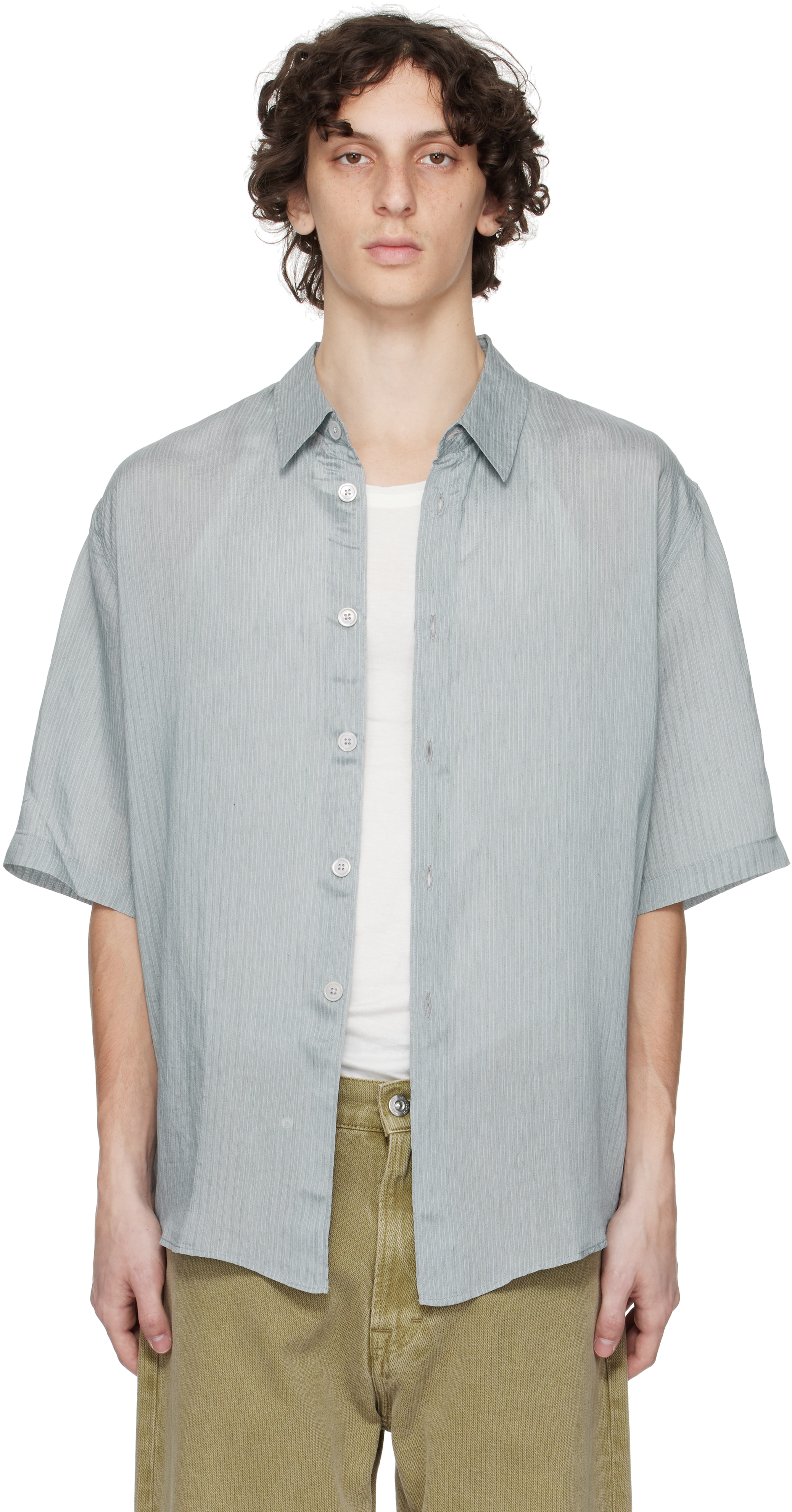 Gray Beyond Shortsleeve Shirt