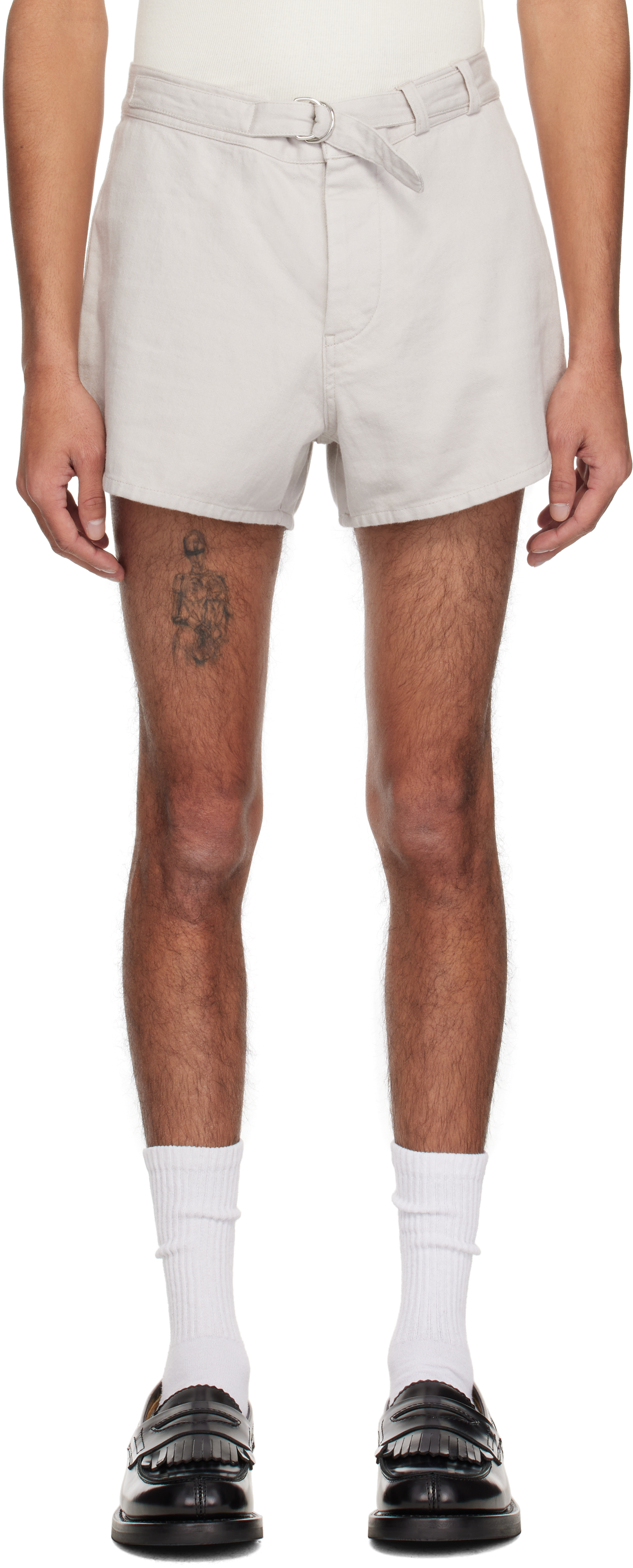 Gray Oyster Trunk Shorts