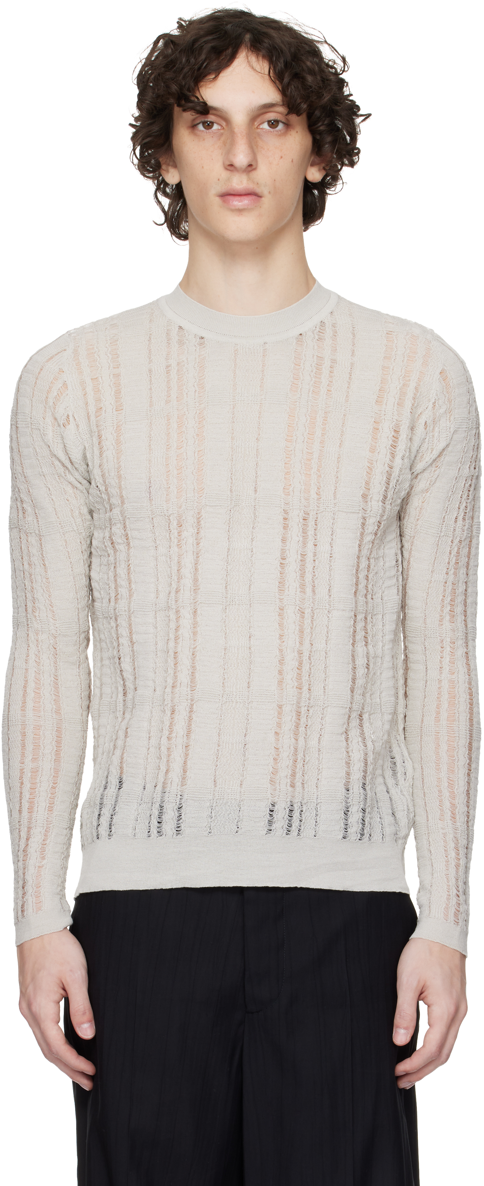 OUR LEGACY スカルデザイン ニットセーター ダークグレー 23150145076_C_1.jpg