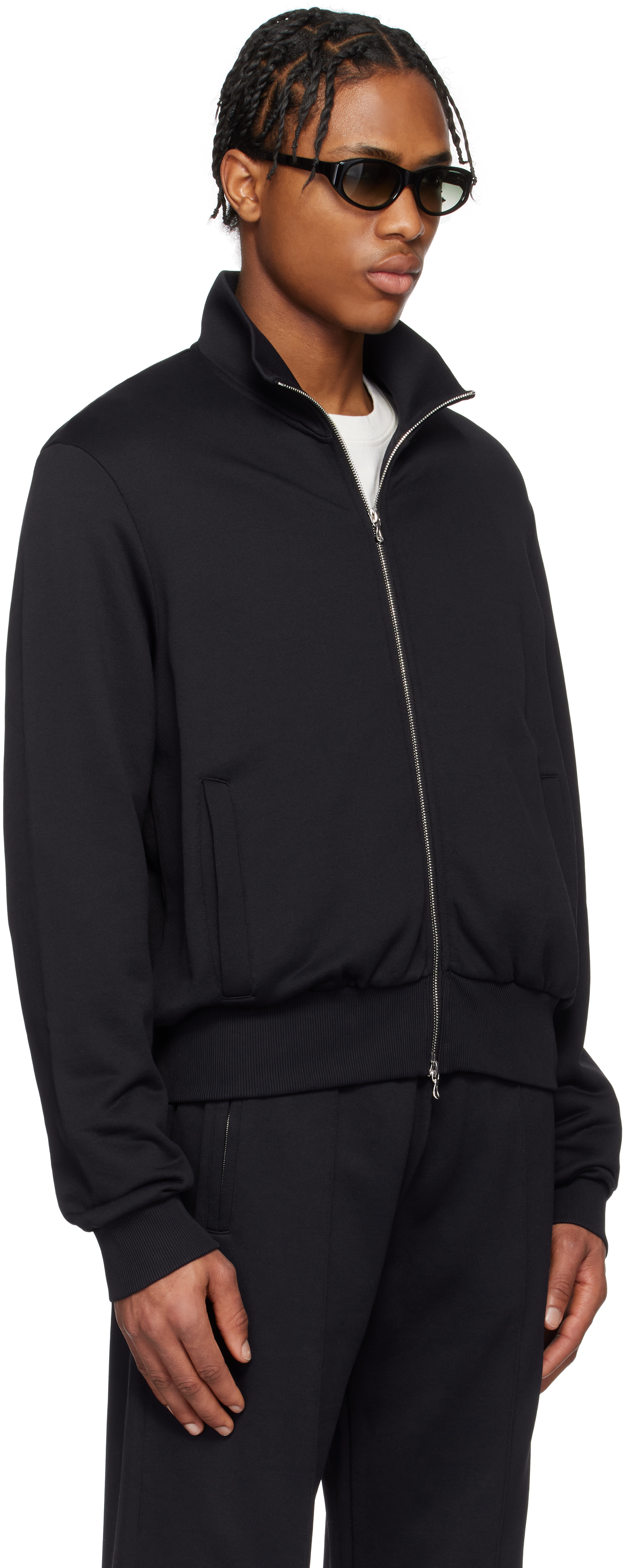 Our Legacy Black Mob Track Jacket In Prime Black True Tra