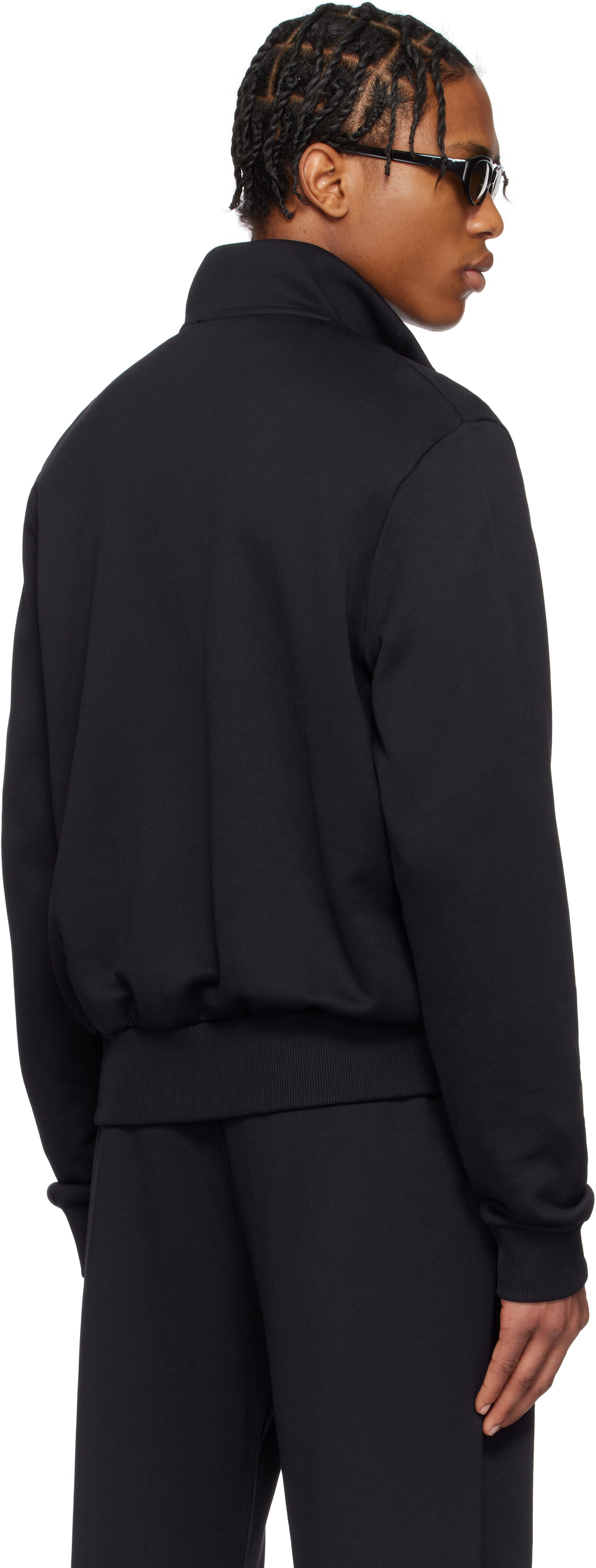 Our Legacy Black Mob Track Jacket In Prime Black True Tra