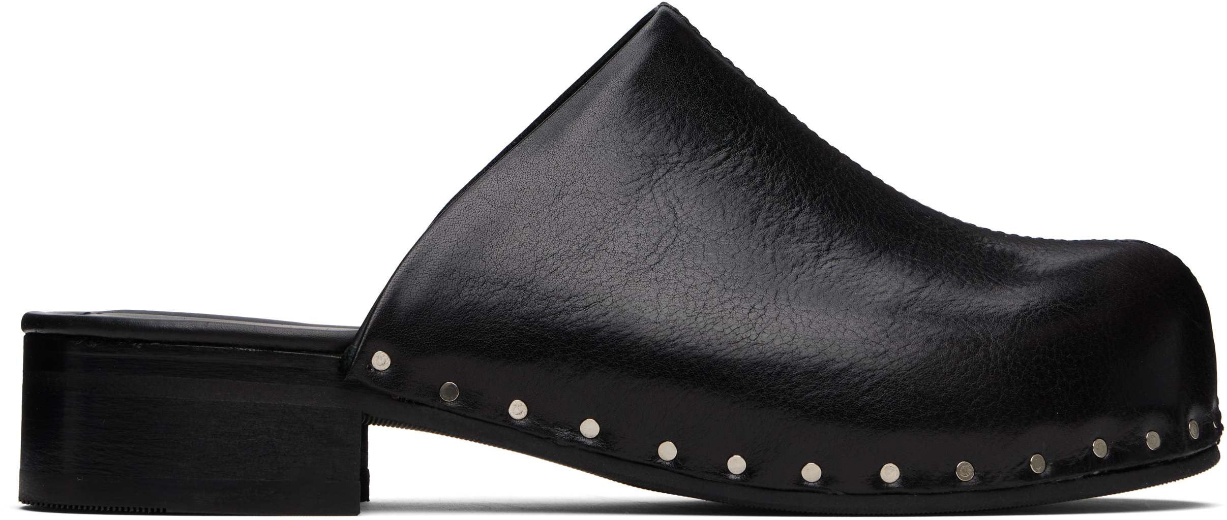 Black Naoto Clogs
