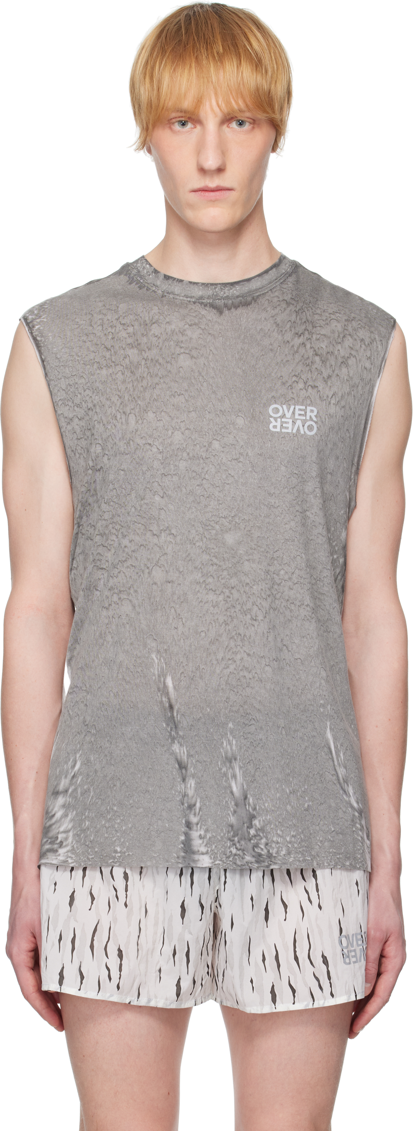 Gray Easy Collagenic Tank Top