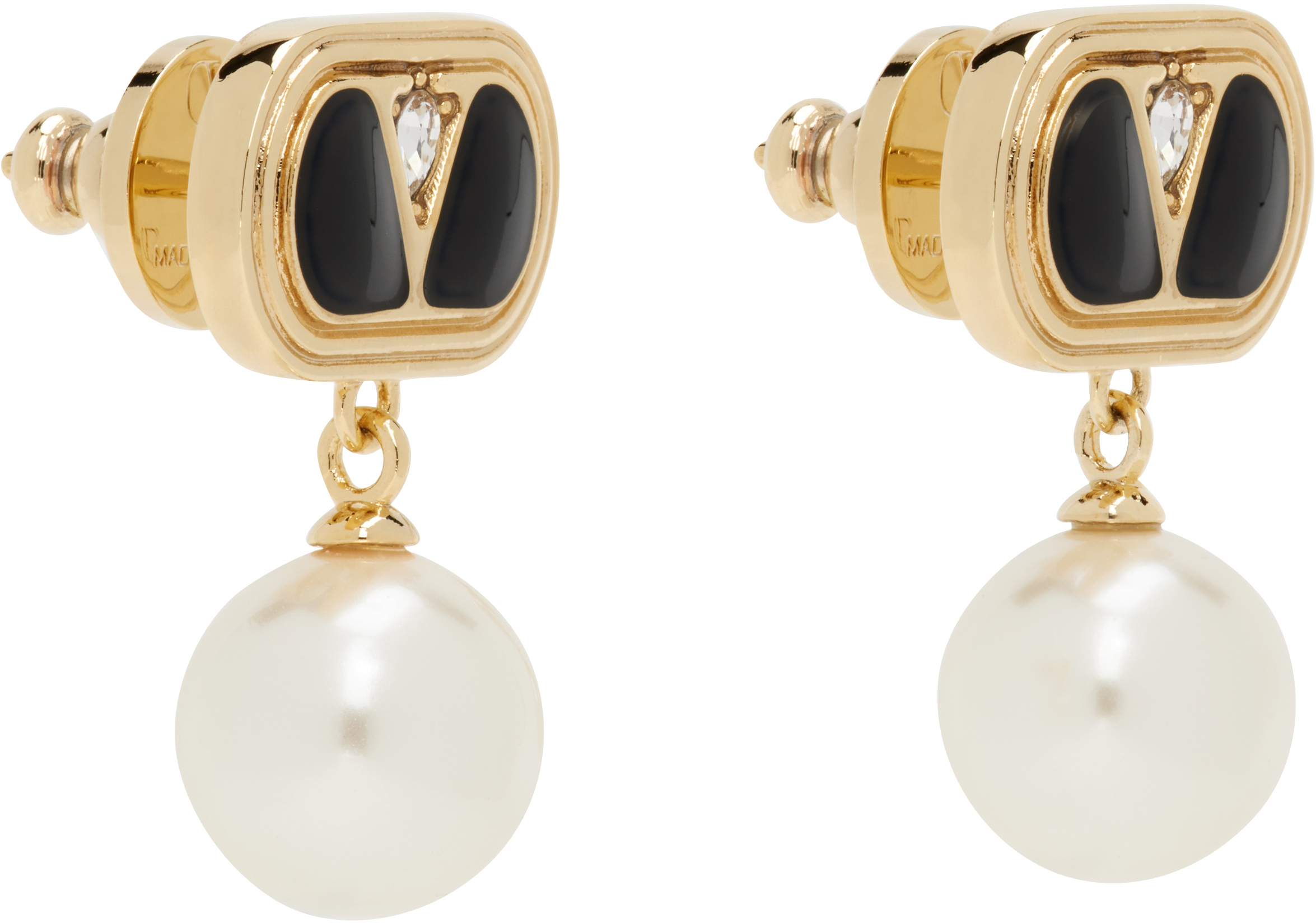 Gold Ovalette Earrings