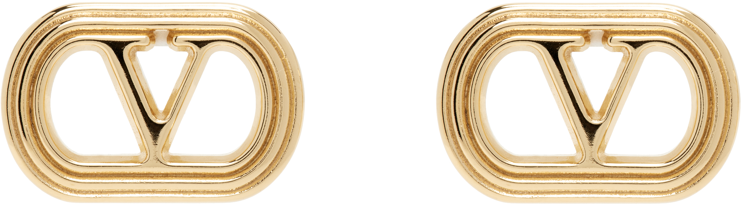 Gold Ovalette Earrings