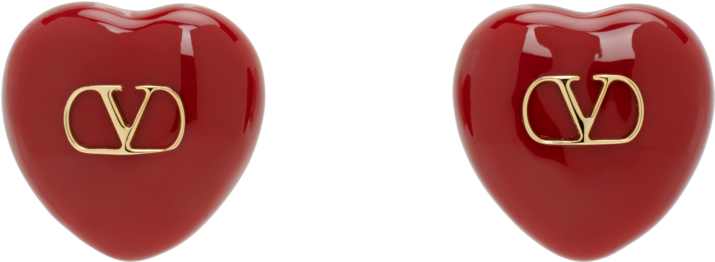 Red Coeur Royal Earrings