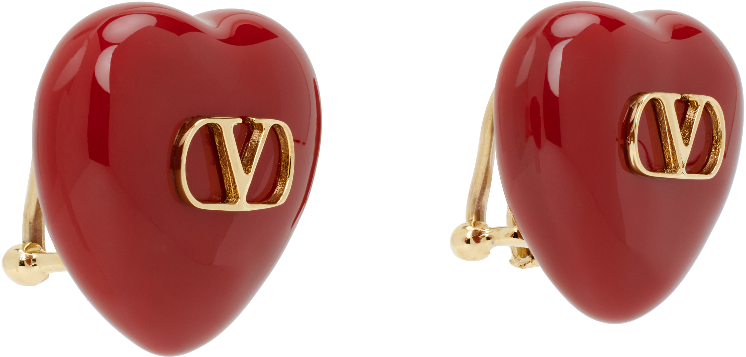 Red Coeur Royal Earrings