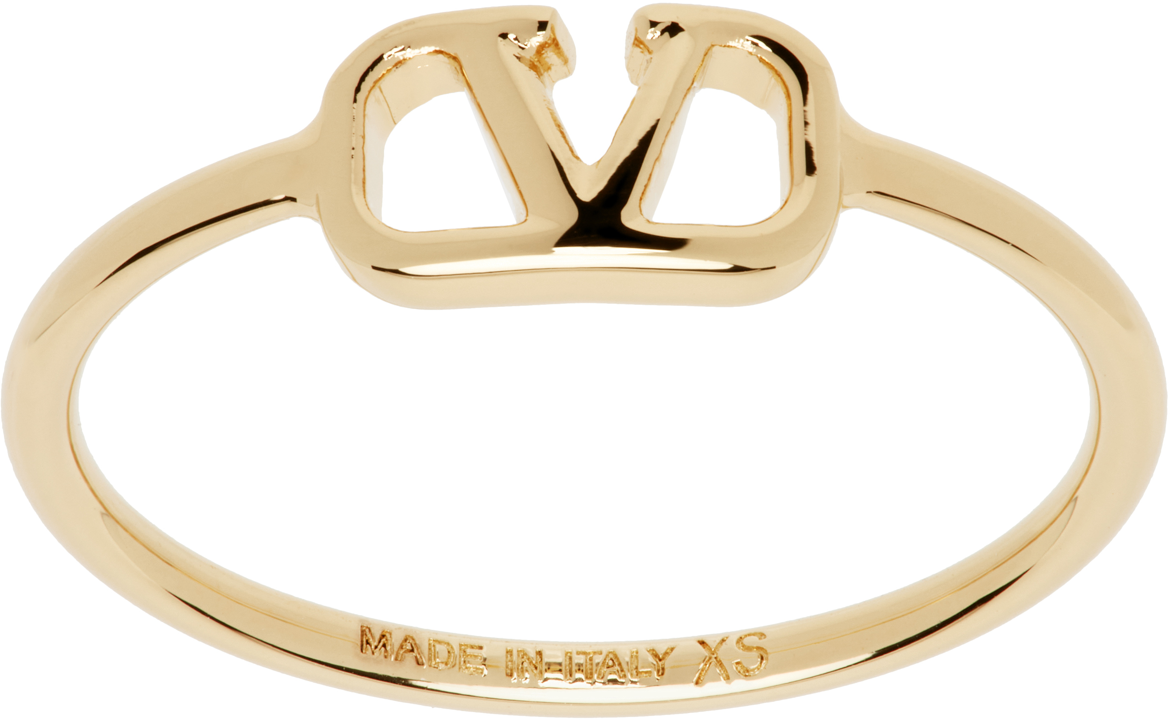 【関税込み】Valentino Garavani ゴールド VLogo リング Valentino Garavani VLogo Signature Ring | Gold | FARFETCH CA