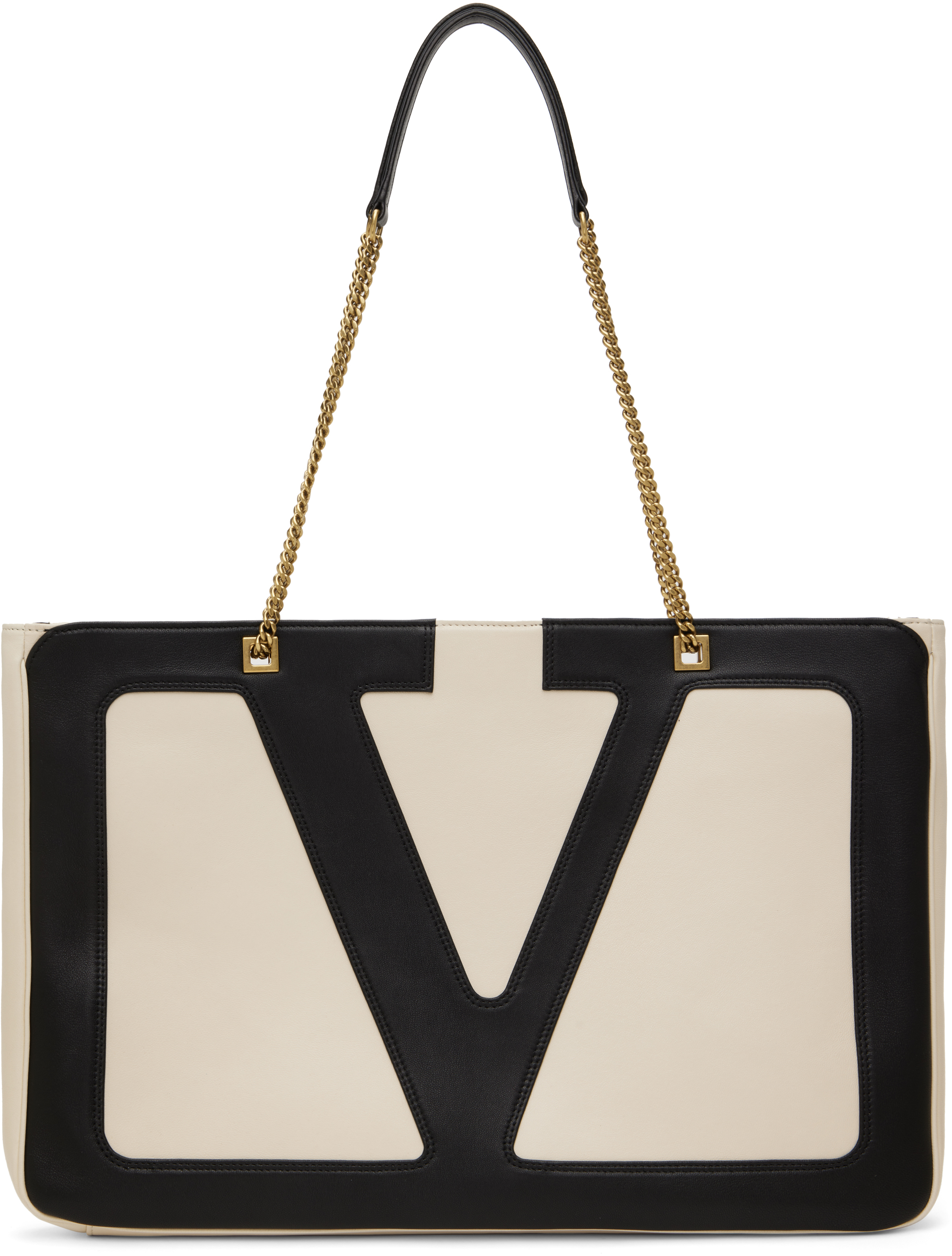 Valentino Garavani: オフホワイト＆ブラック Viva Superstar