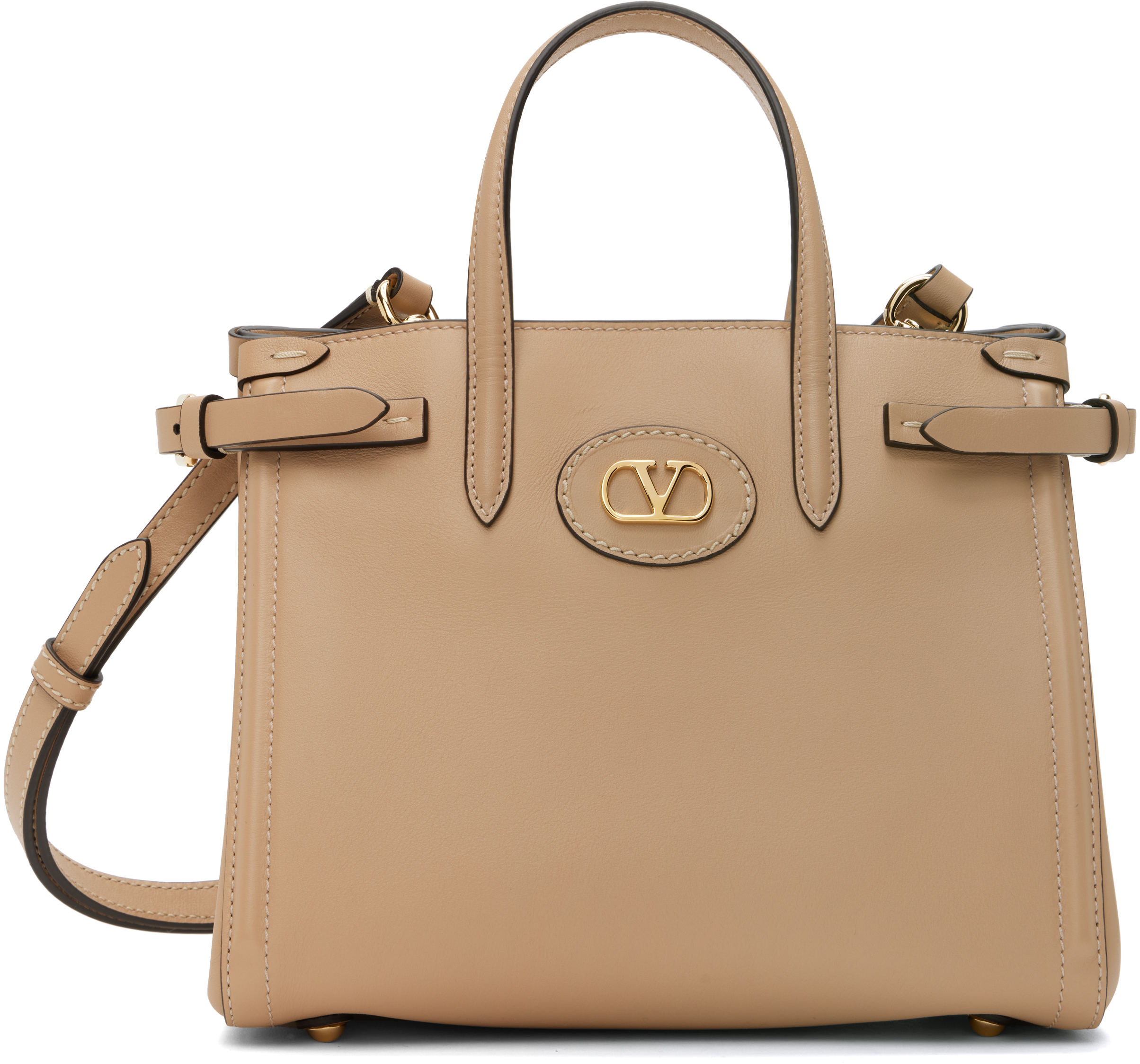 Tan Antibes Small Shopping Tote
