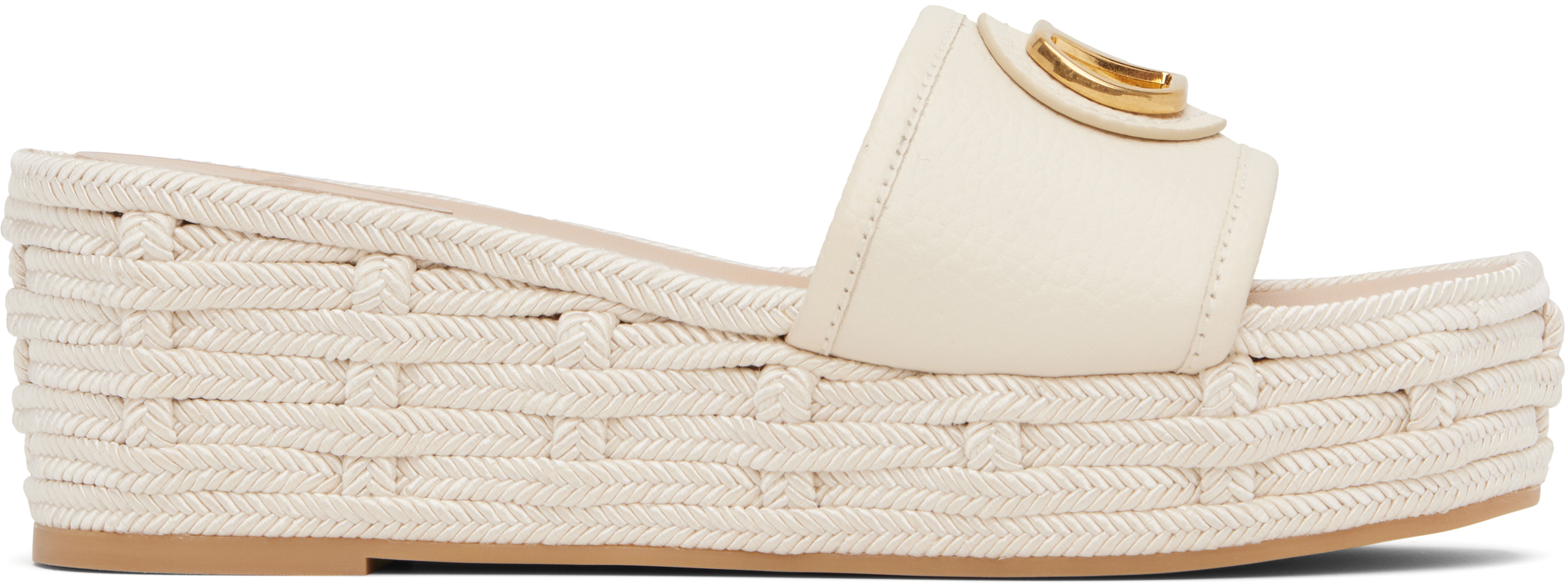 Off-White VLogo Signature Slide Espadrillas Sandals