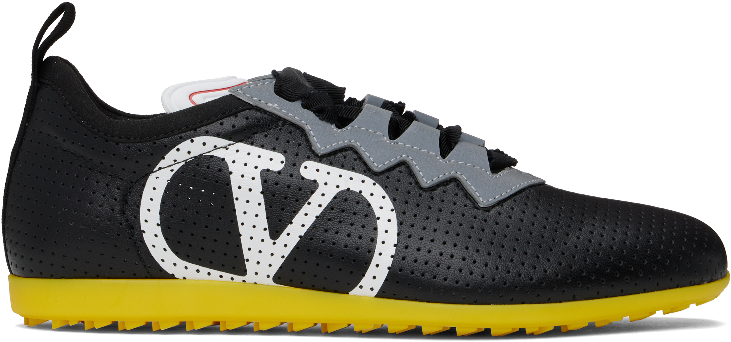 Valentino Garavani: Black Chromathon Sneakers | SSENSE