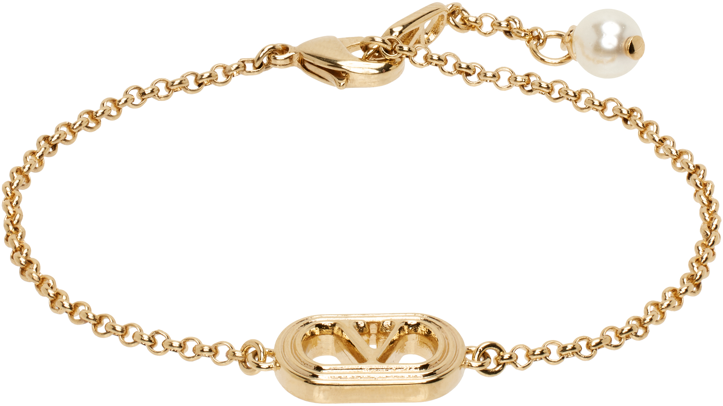 Gold Oval Bracelet