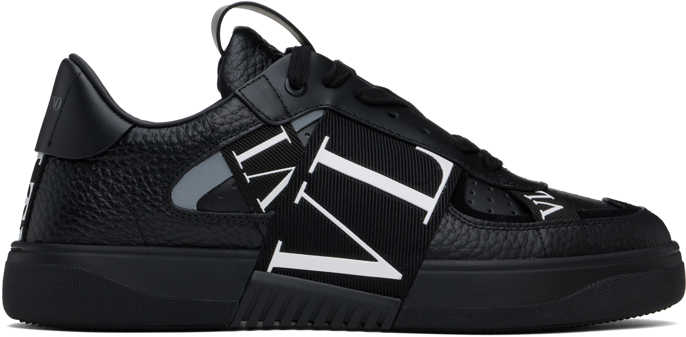 【VALENTINO】VL7N LOW-TOP TRAINERS Vl7n Low-top Sneakers In Calfskin And Mesh Fabric With Bands