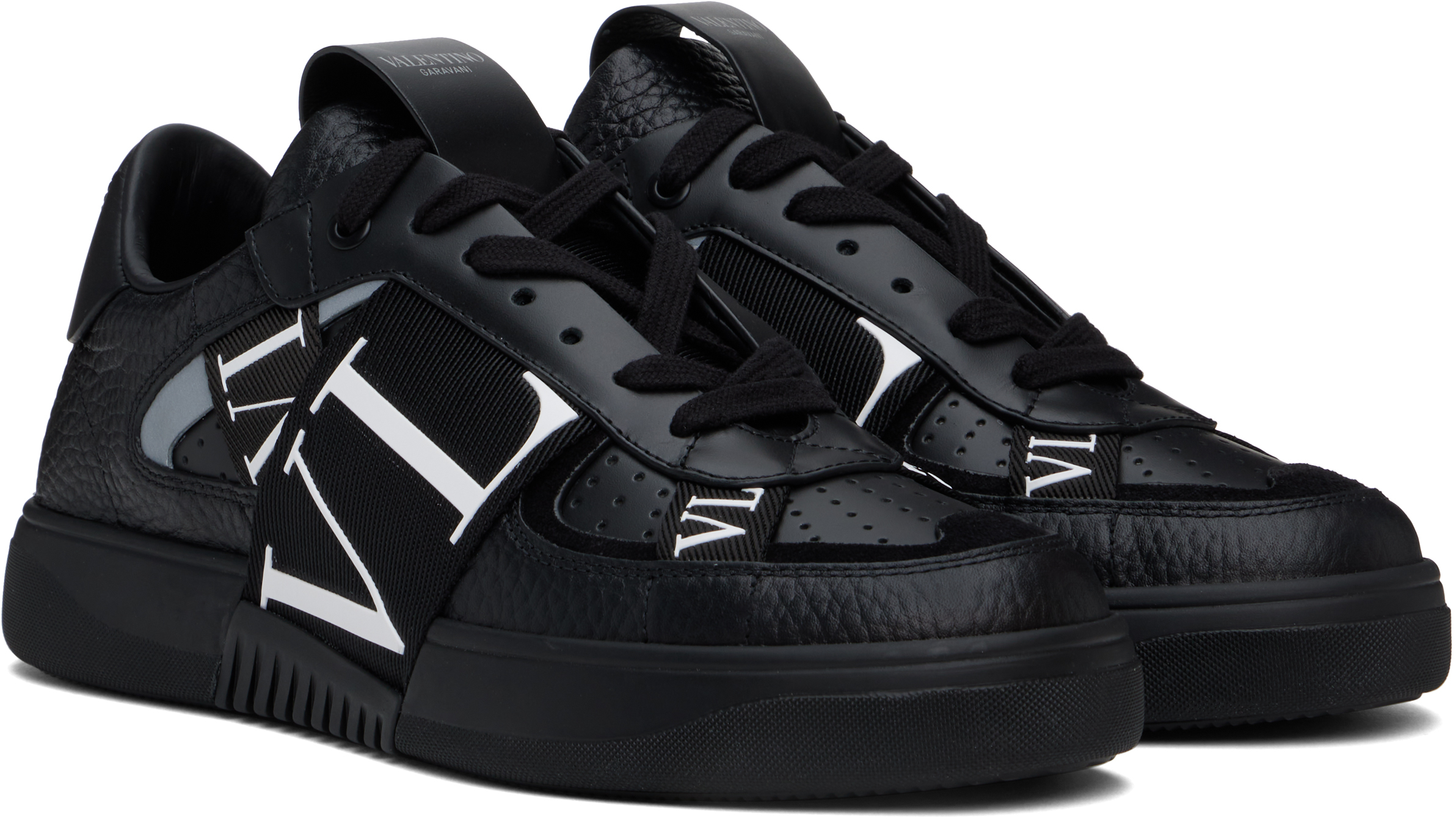 Valentino Garavani Vltn Ribbon Sneakers In 0no