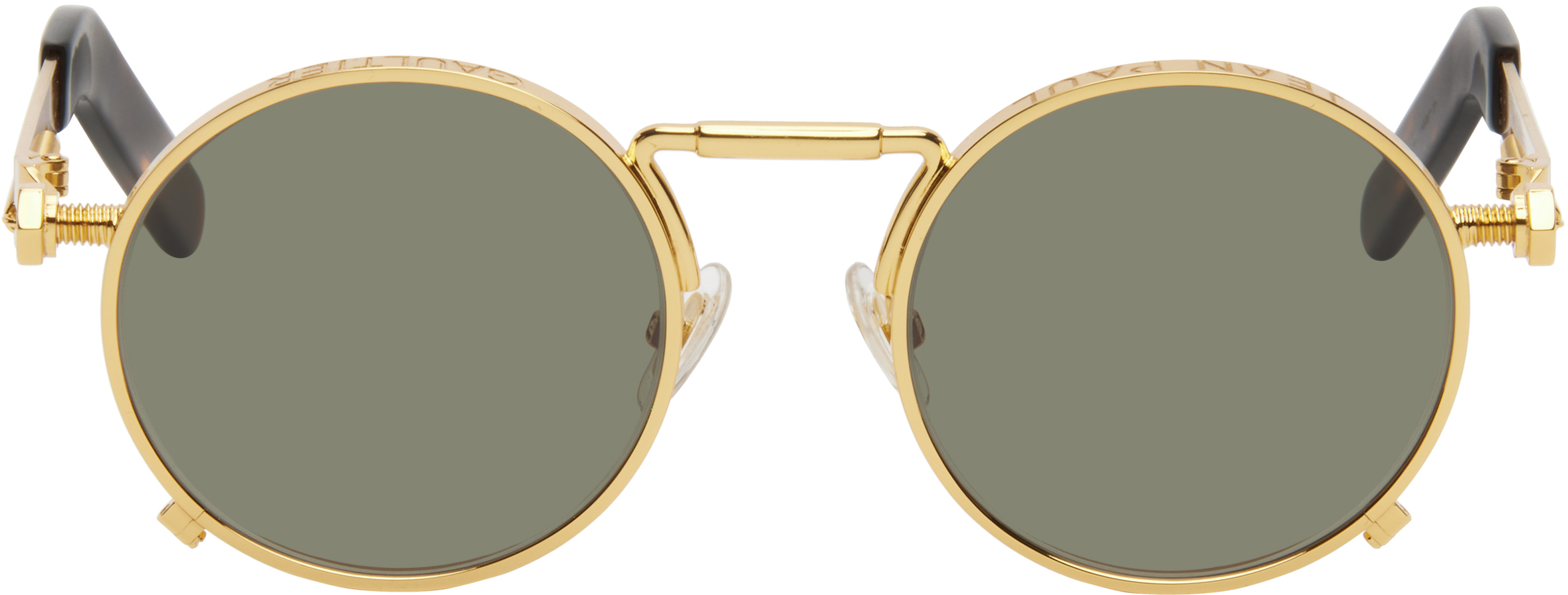 【Jean Paul Gaultier】ゴールド 56-8171 サングラス Gold Vintage Jean Paul Gaultier 56-8171 Sunglasses – RSTKD