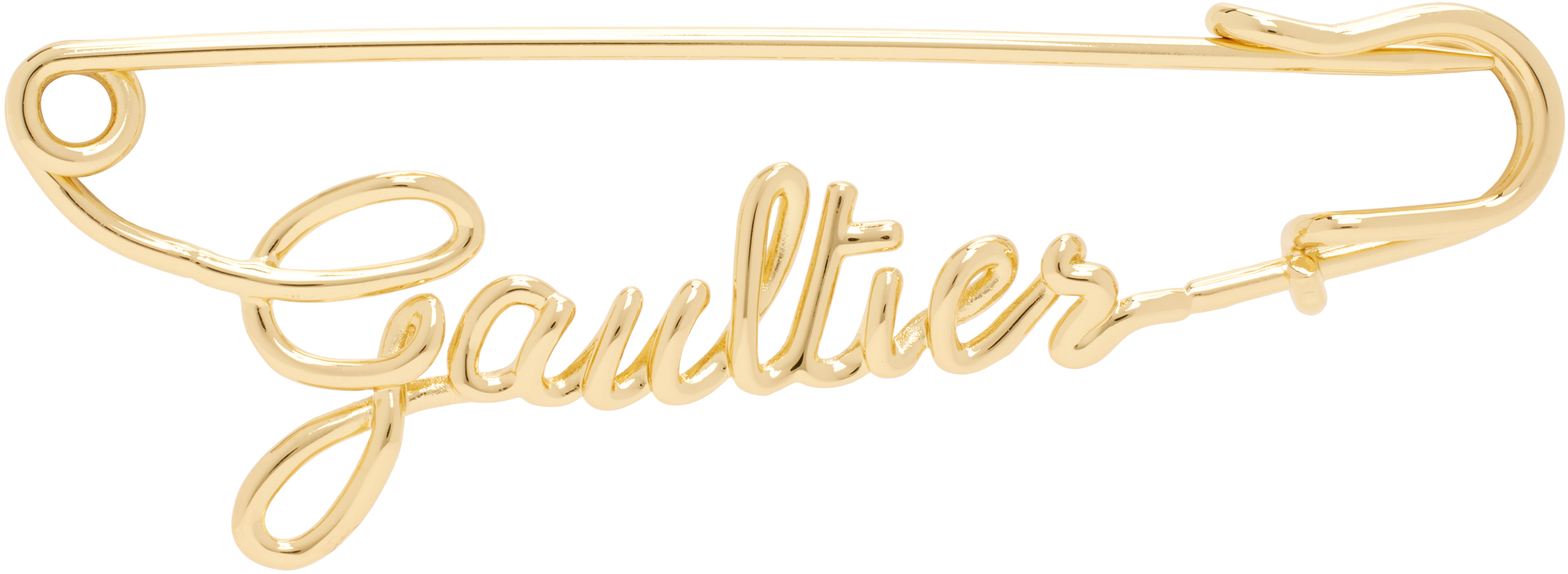 Gold 'The Gaultier' Brooch