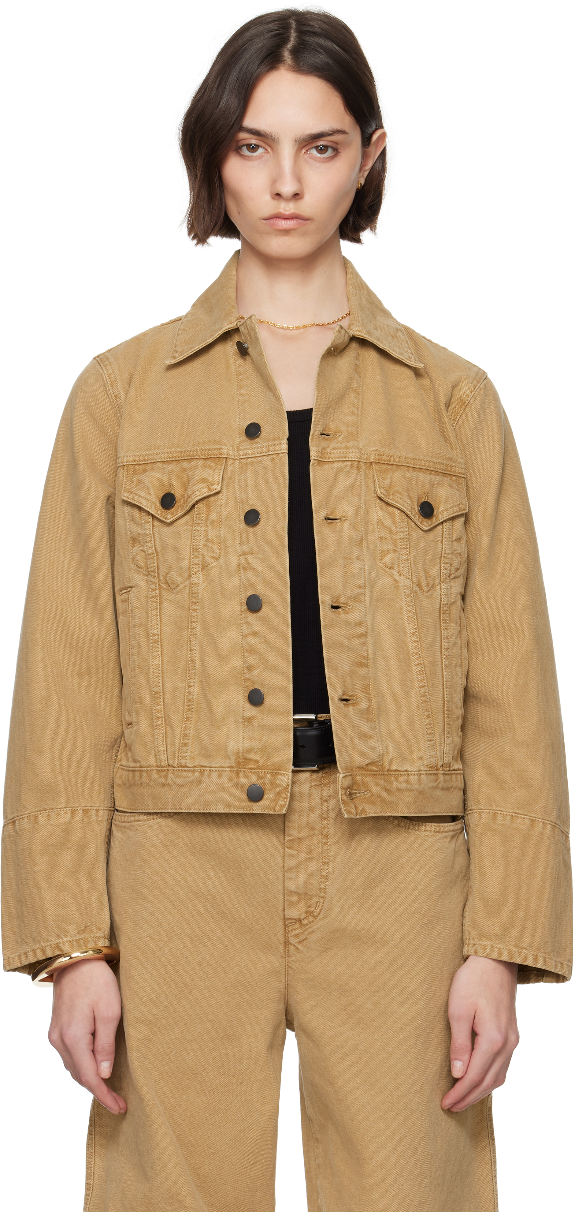 Kallmeyer Beige Axel Shrunken Jacket