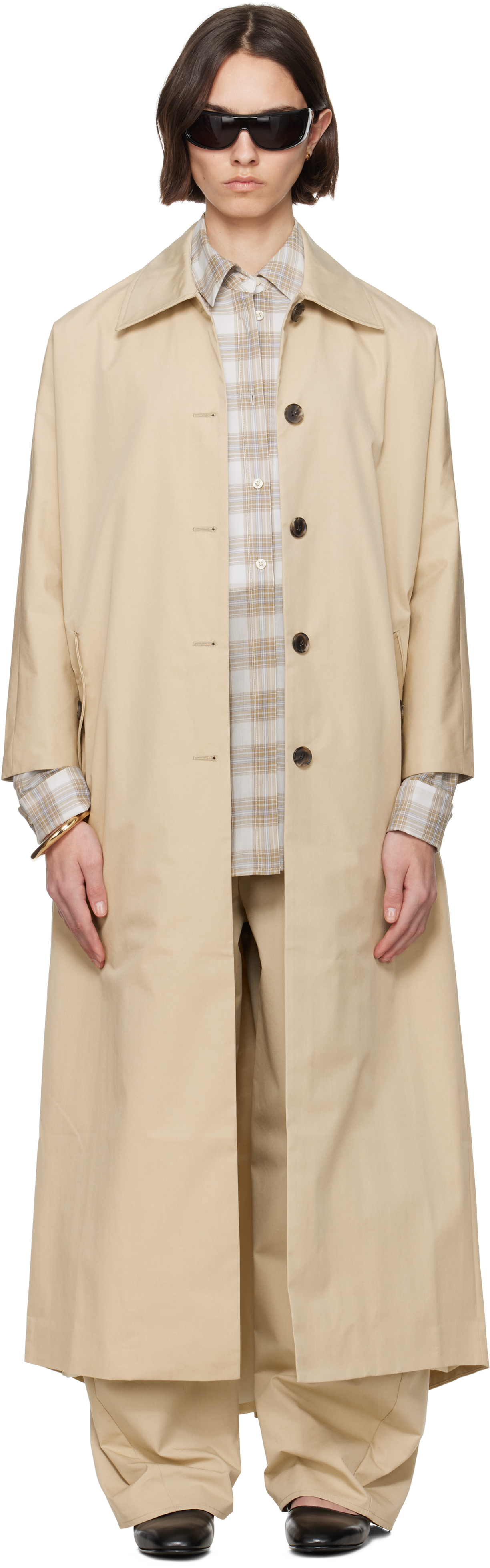 Kallmeyer Beige Tavi Dinner Trench Coat