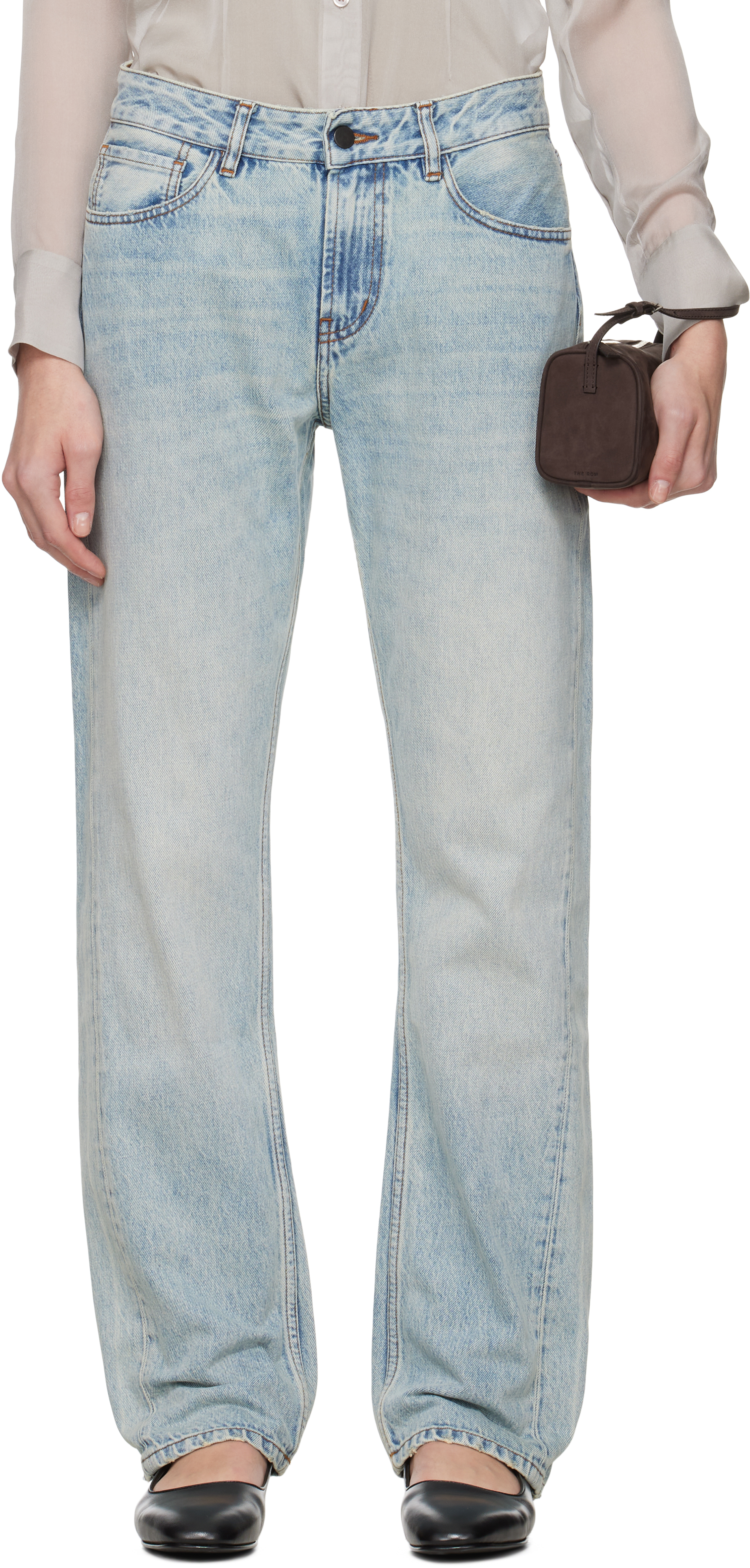 Kallmeyer Blue Adina Low-rise Jeans