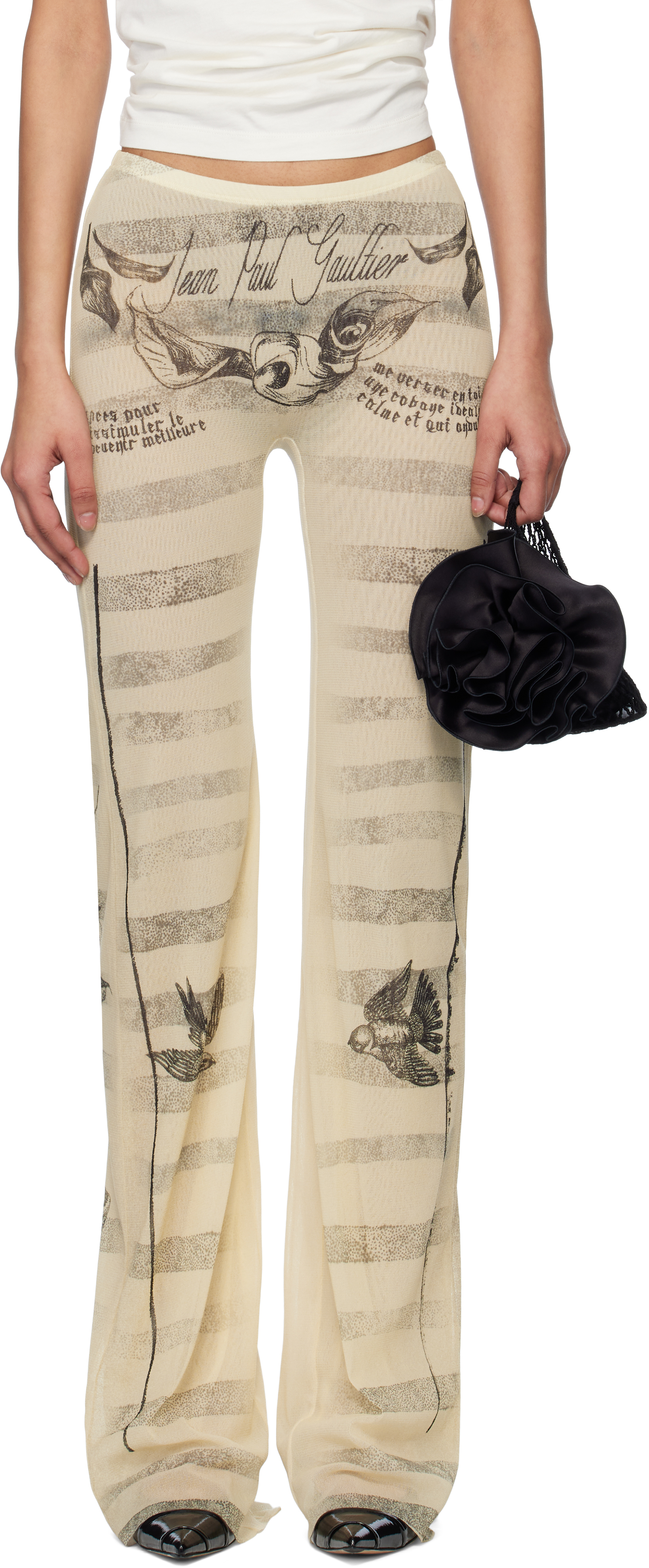 Beige 
The Tattoo Marinière
 Lounge Pants