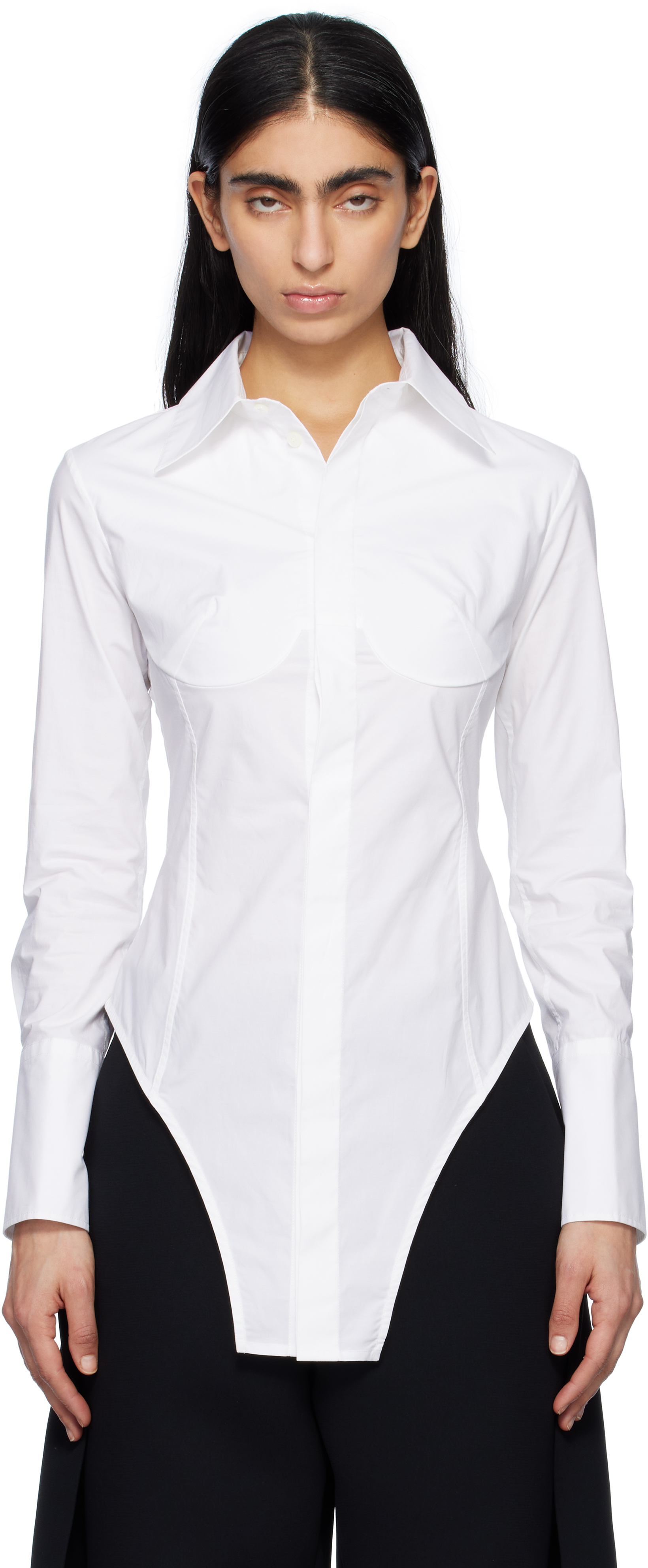 White 'The Bodysuit' Shirt