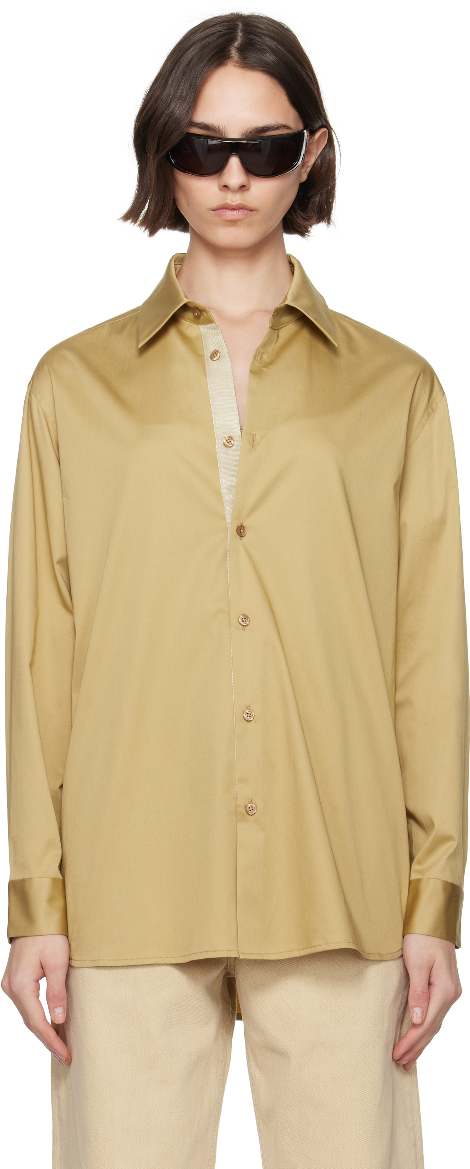 Kallmeyer Khaki Signature Button Down Shirt