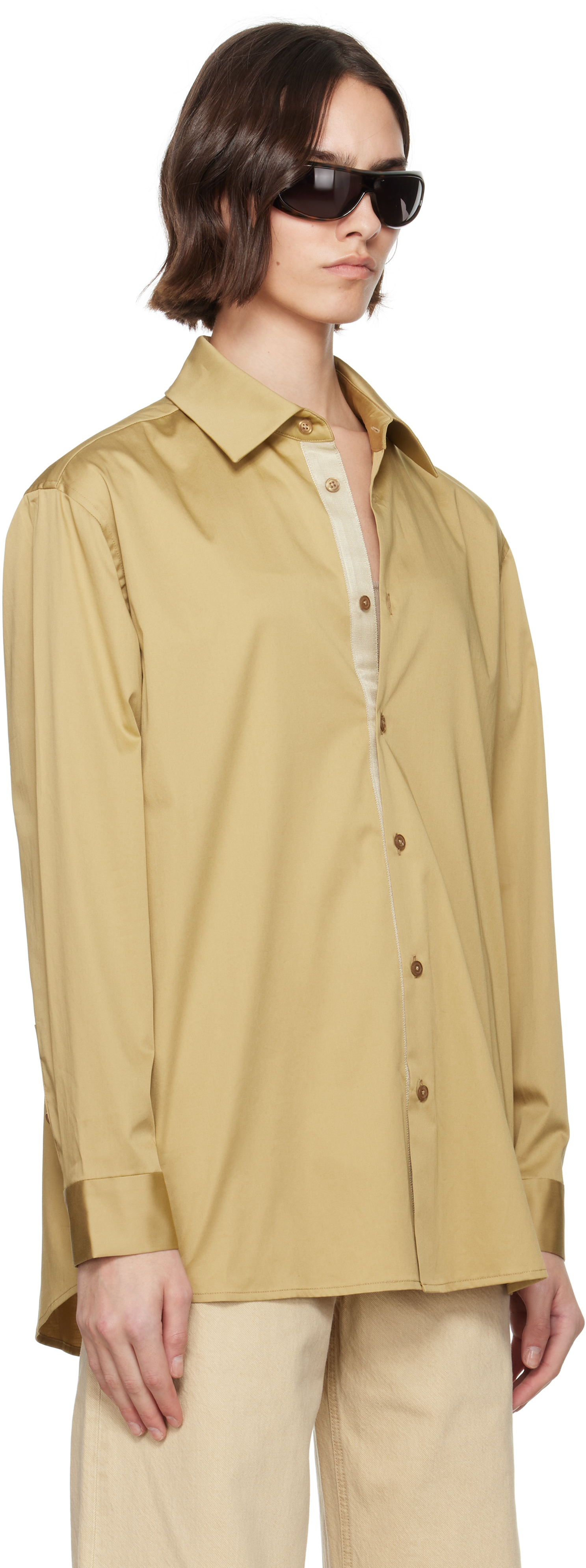 Kallmeyer Khaki Signature Button Down Shirt