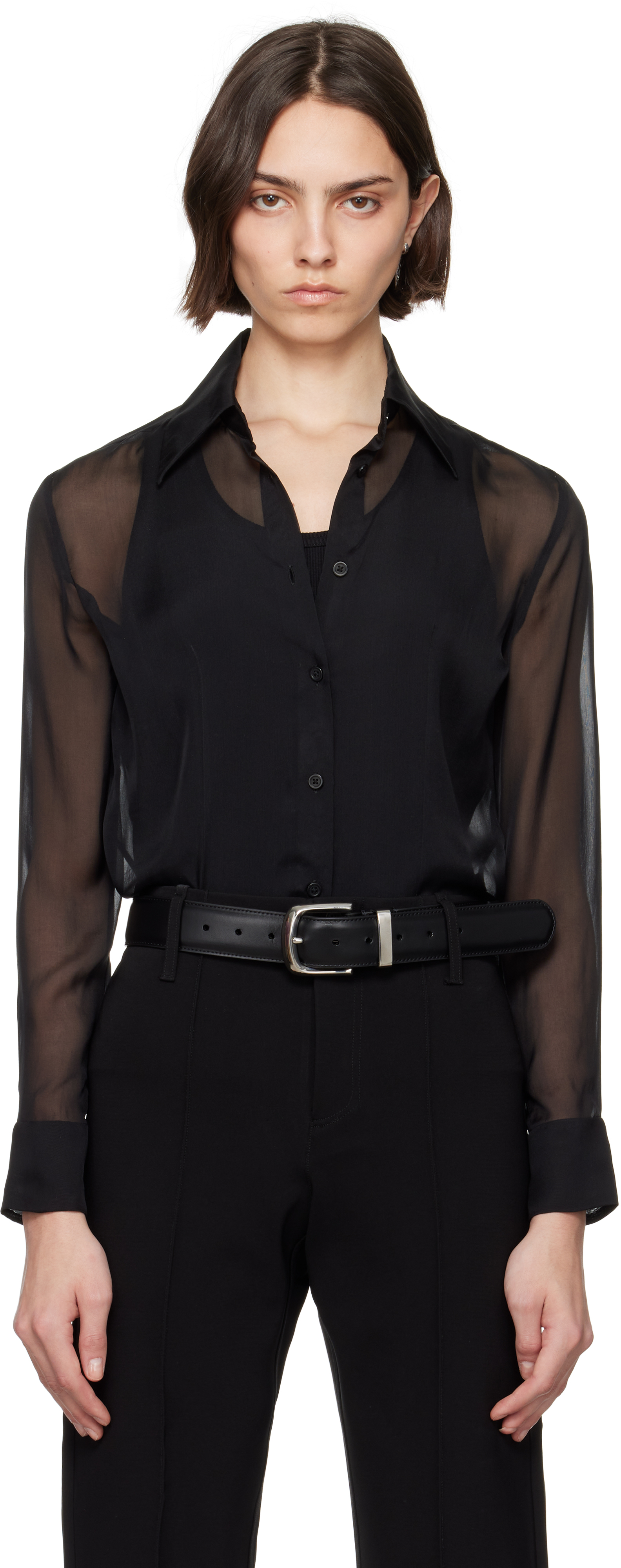 Kallmeyer Black Lea Slim Shirt