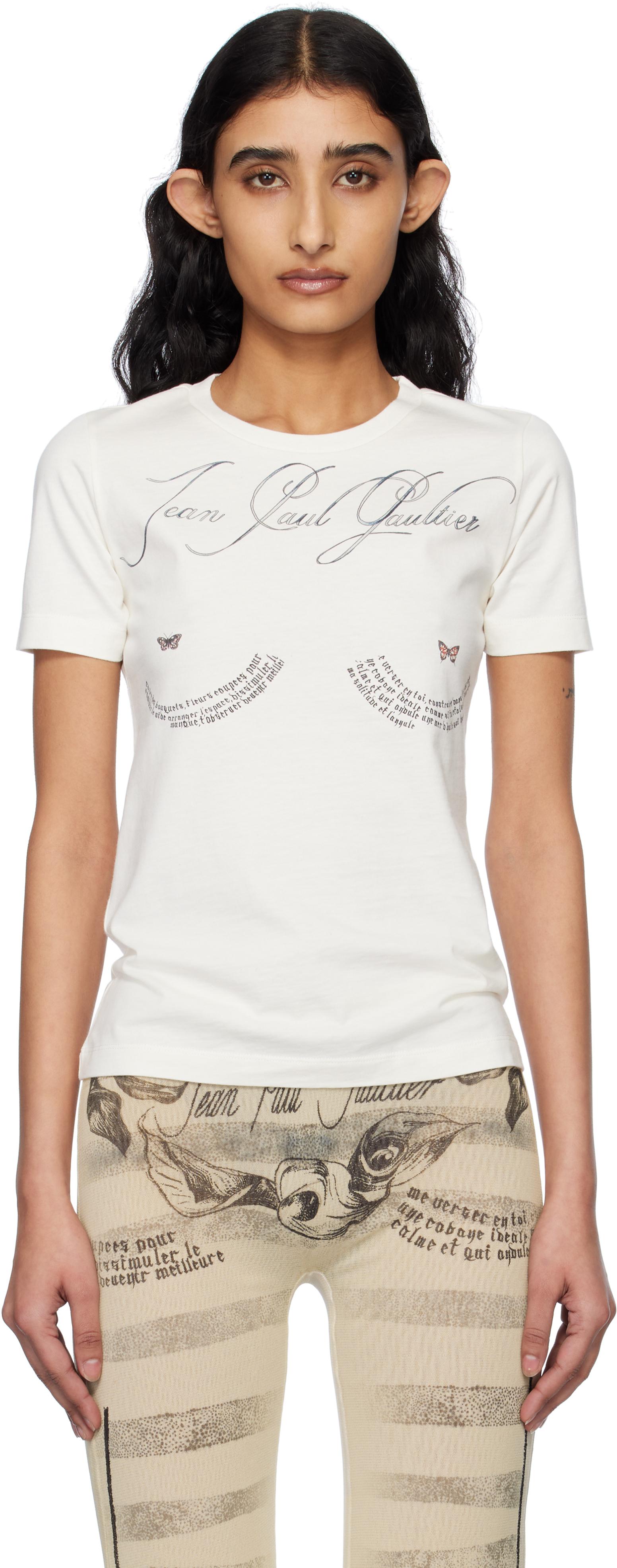 ★Jean Paul Gaultier★ オフホワイト Tシャツ Jean Paul Gaultier - Jean Paul Gaultier | The White Jean