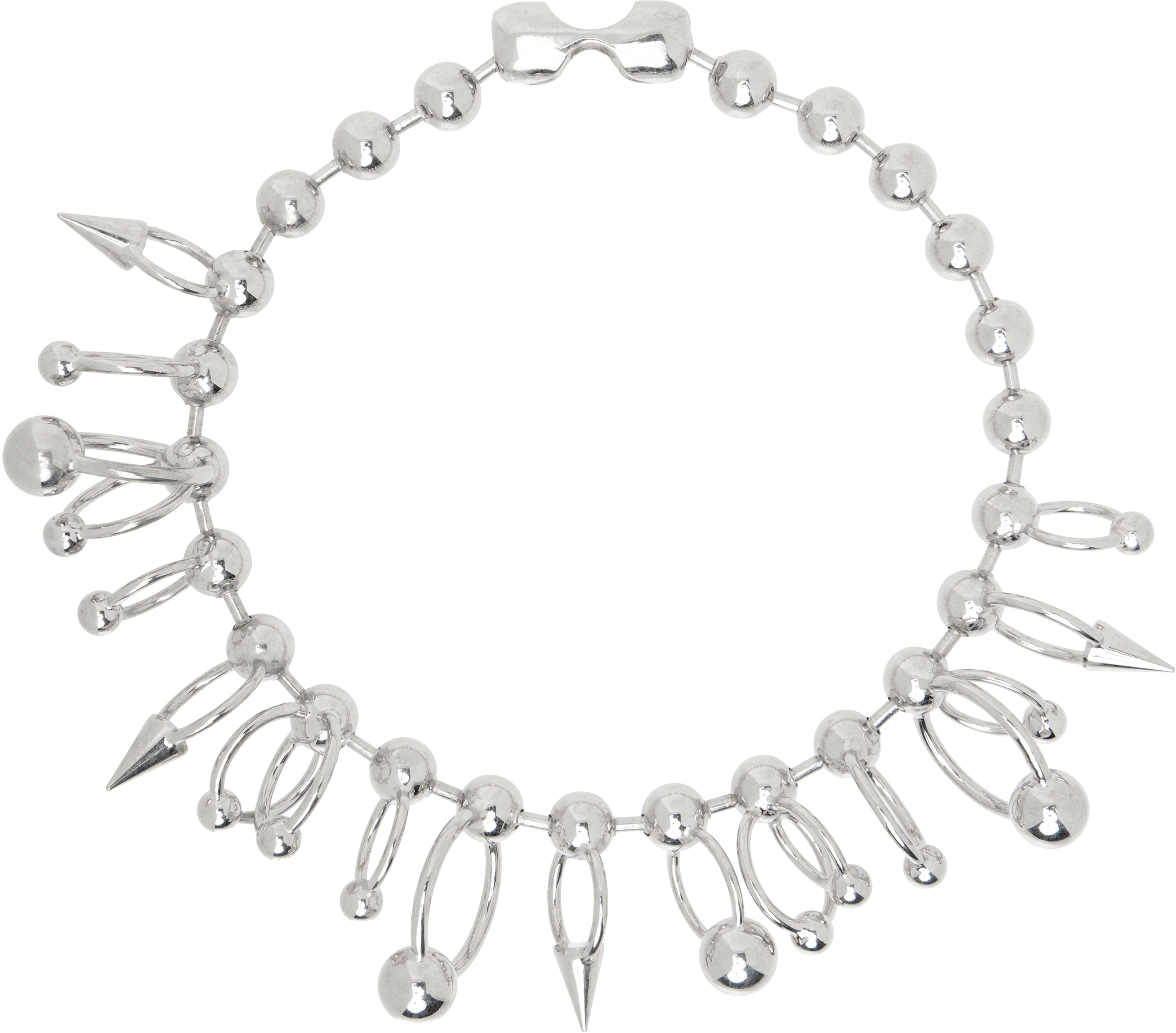 Silver 'The Ball' Necklace