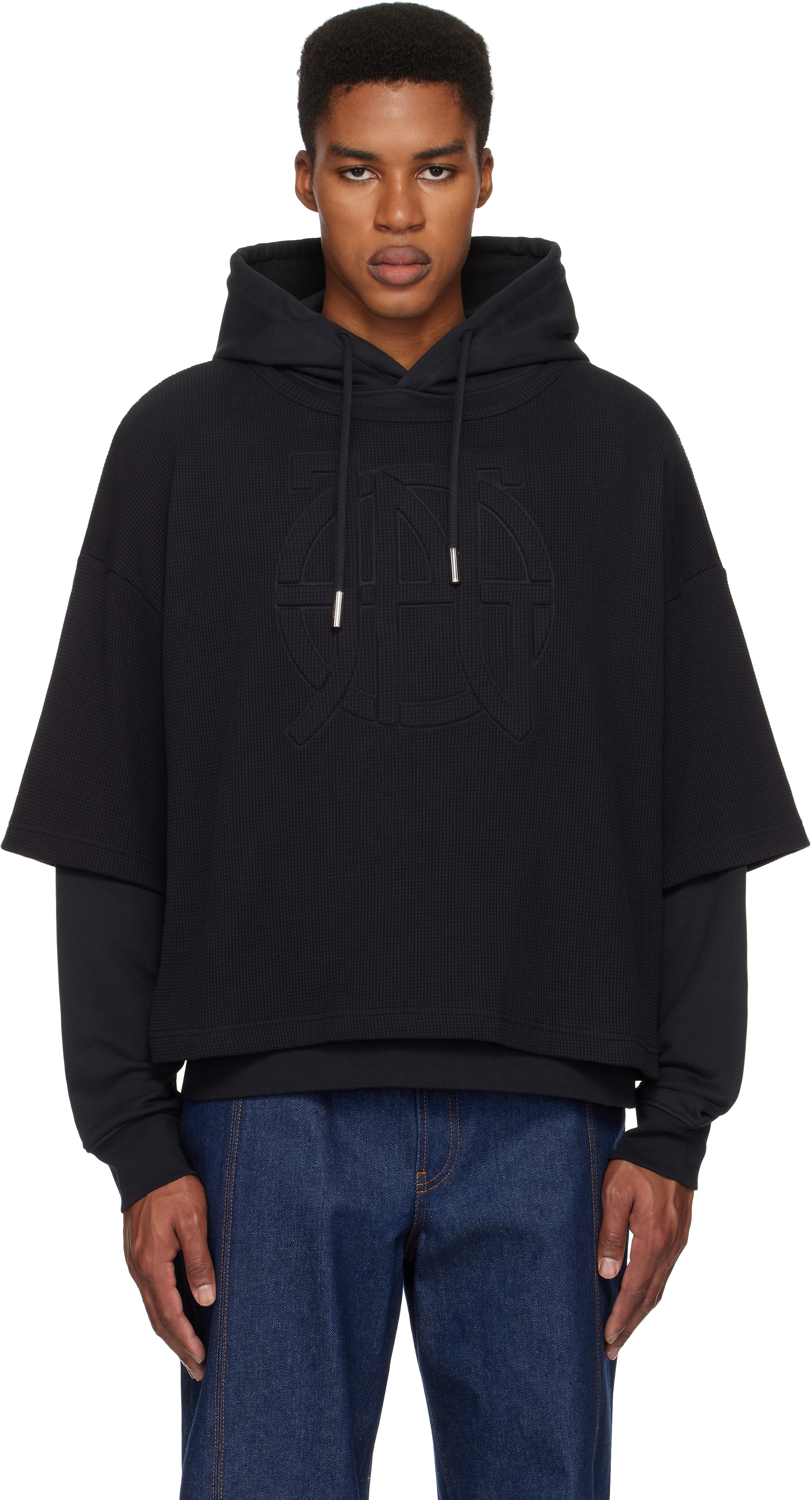 Black 'The Oversized JPG' Hoodie