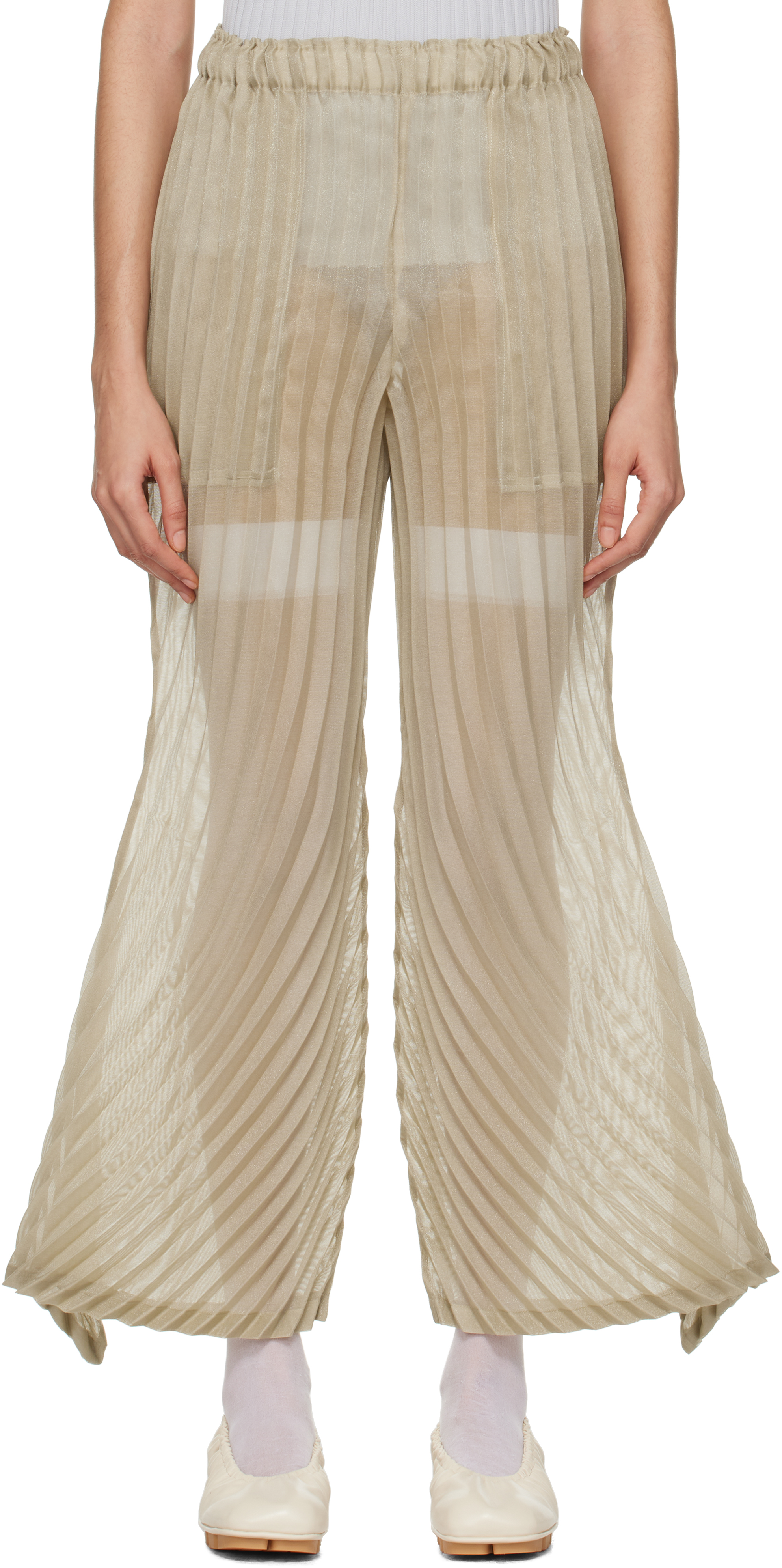 Beige Wander Trousers