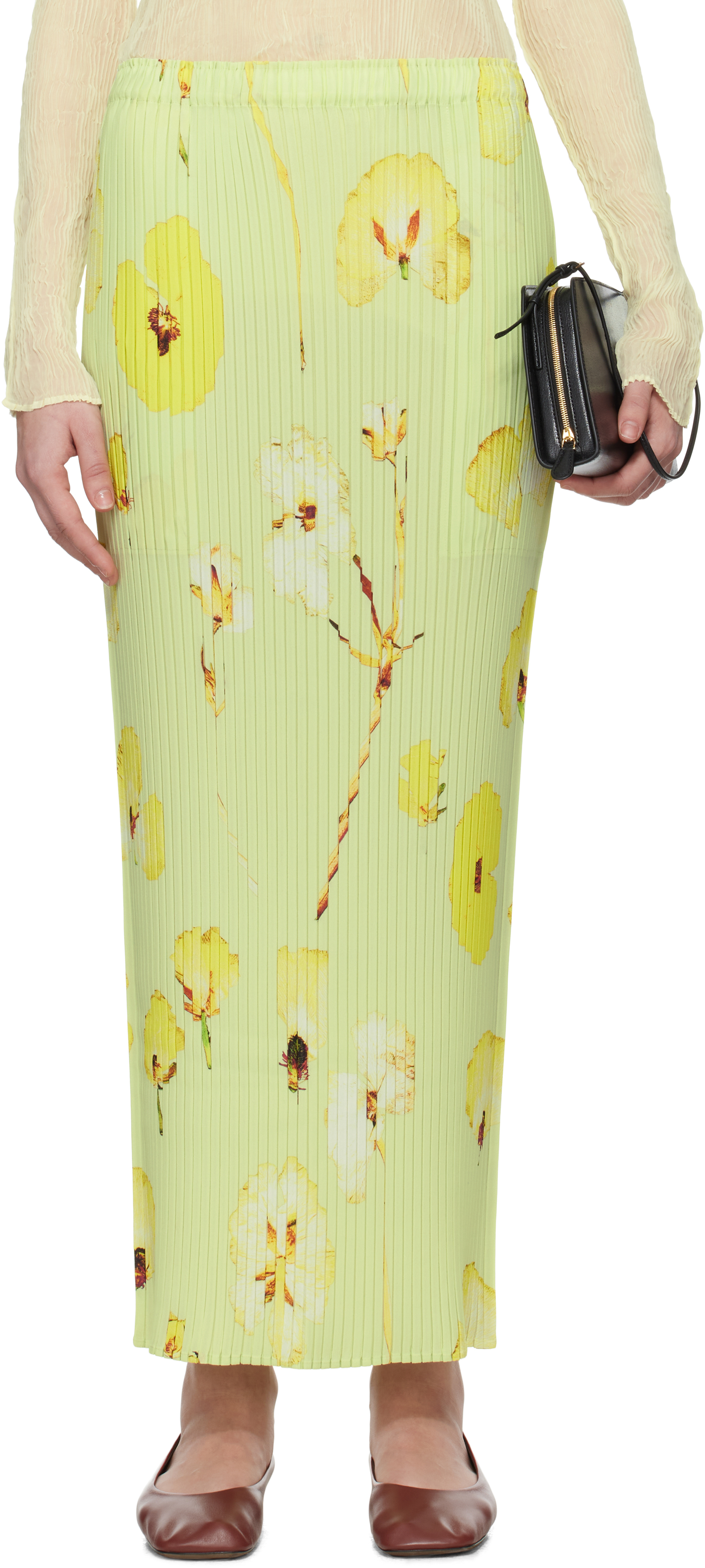 スカート ISSEY MIYAKE SS25 PRESSED FLORA PLEATS SKIRT (IM56FG647 96) PRESSED FLORA PLEATS Skirt Ranunculus – ISSEY MIYAKE EU