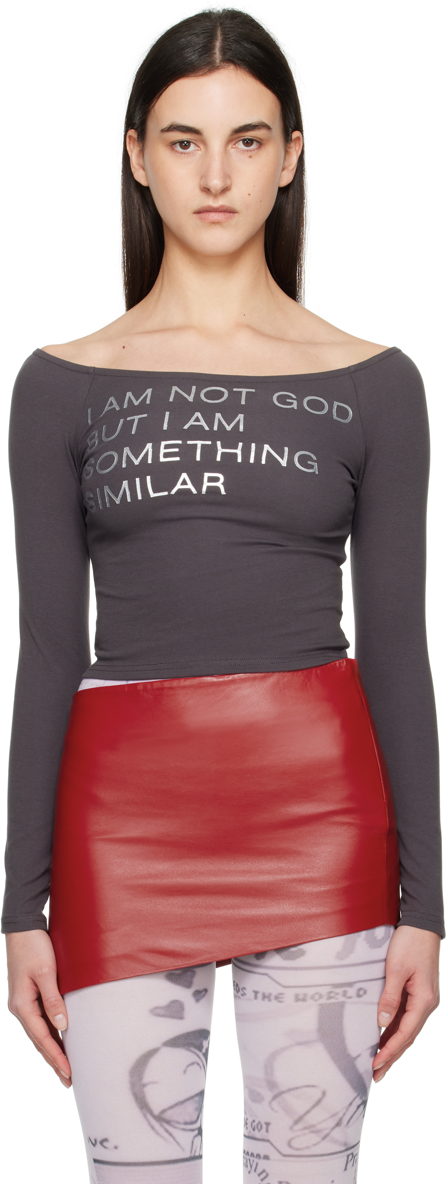 Gray 
Not God
 T-Shirt