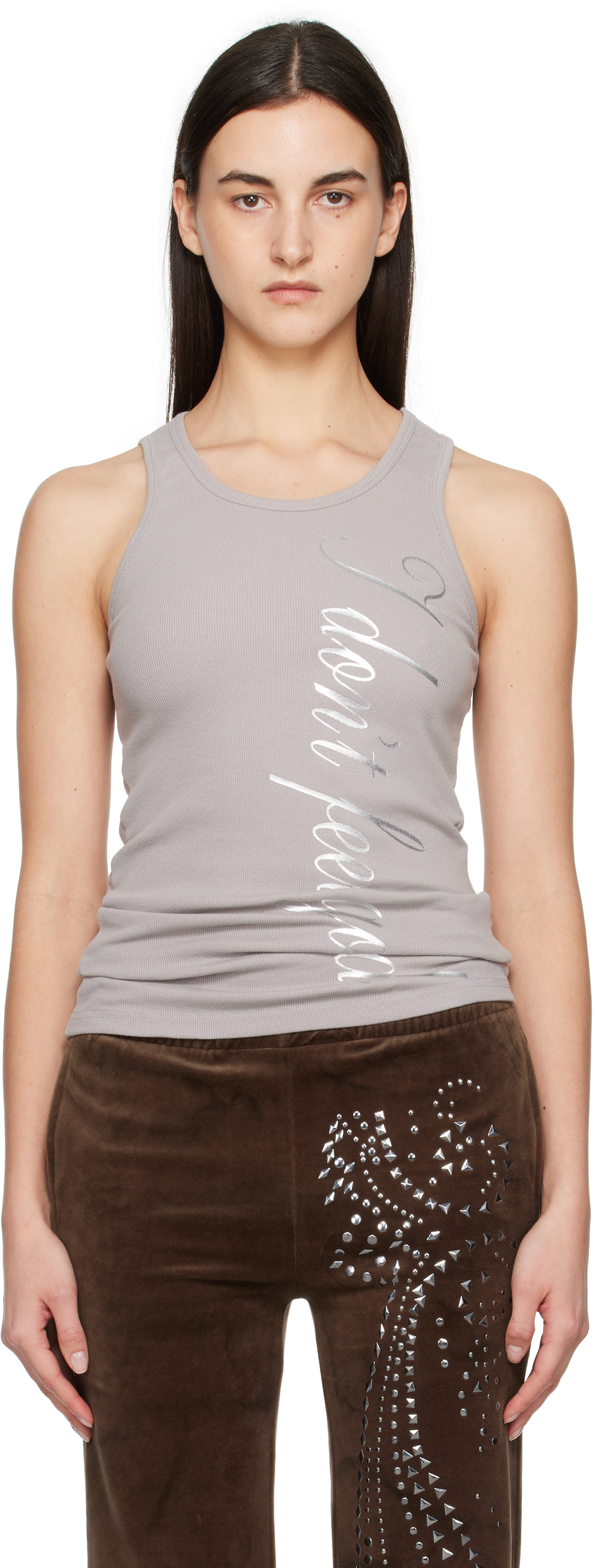 Gray 
Feel Good
 Tank Top